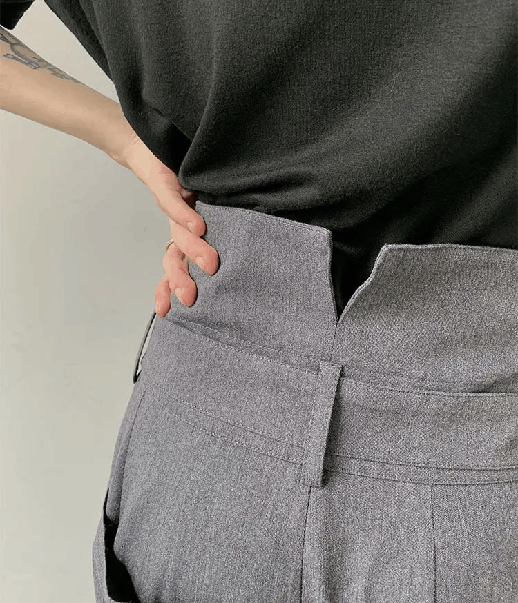 Japanese Brand Cleanfit retro folded flap high waisted pleated pants Size US 30 / EU 46 - 7 Thumbnail