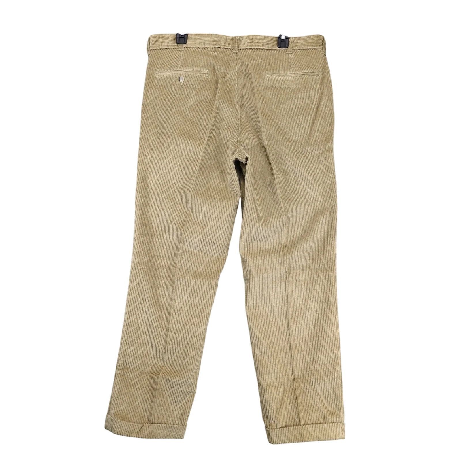 Vintage NWT Vtg 90s Oakton Limited Beige Corduroy Pants Men's 36x29 Size US 36 / EU 52 - 2 Thumbnail