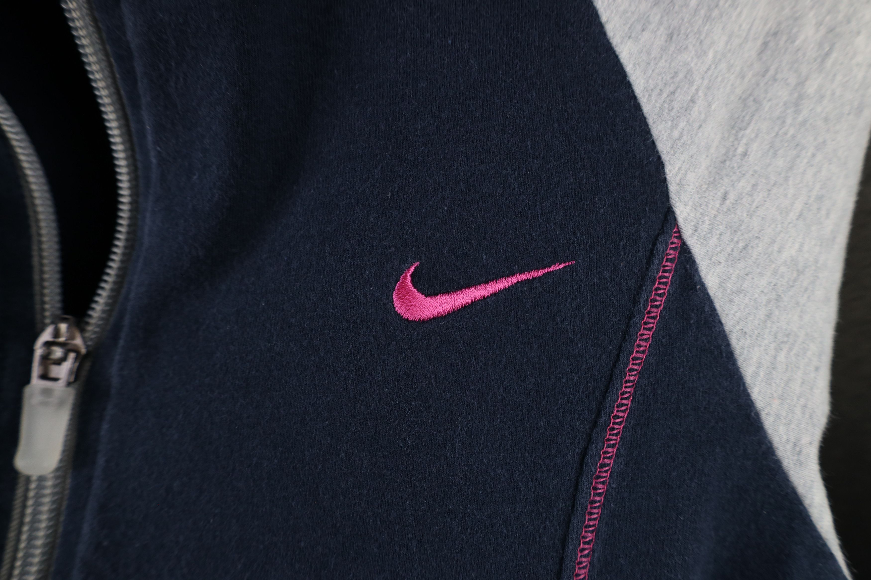 Nike × Vintage Vintage Y2K Nike Babydoll Cropped Mini Swoosh Track Jacket Size S / US 4 / IT 40 - 4 Thumbnail