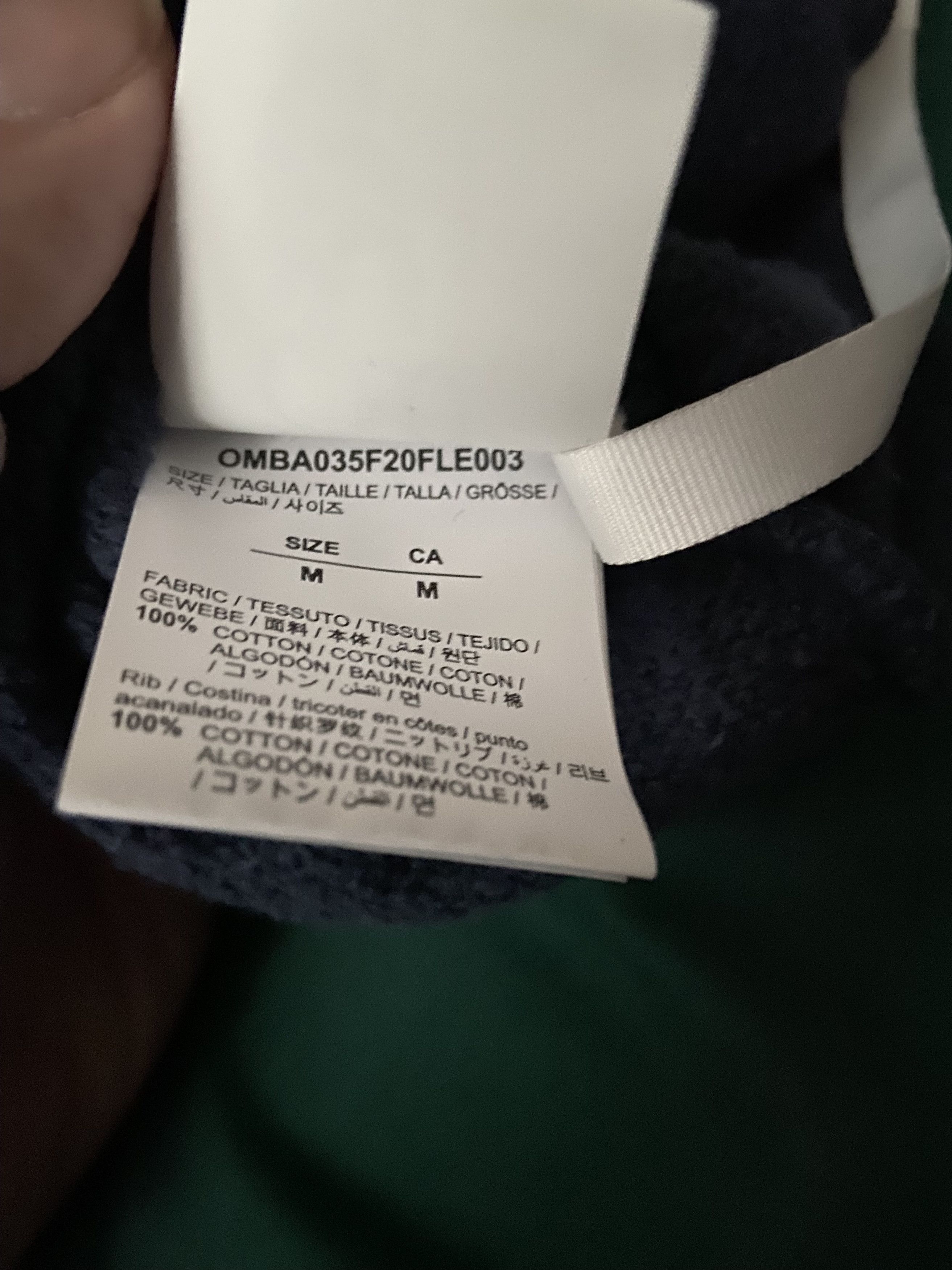Off-White Off-White Diag Agreement Sweater BLUE M Size US M / EU 48-50 / 2 - 3 Thumbnail