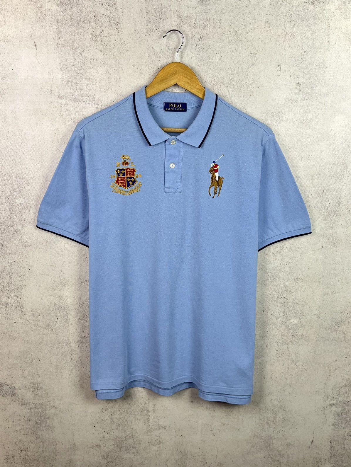 【美品】POLO Ralph Laurenビッグポニー SWEDEN M Polo Ralph Lauren Polo Ralph Lauren 012 Sweden Big Pony | Grailed