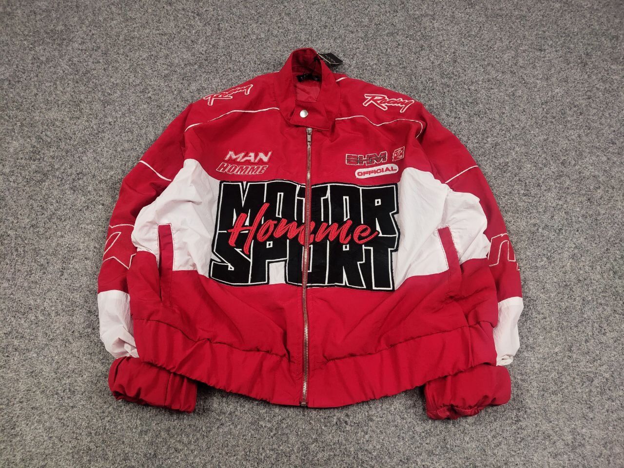 Japanese Brand Boxy Washed Nylon moto Sport Racing Short Jacket Vintage Size US S / EU 44-46 / 1 - 4 Thumbnail