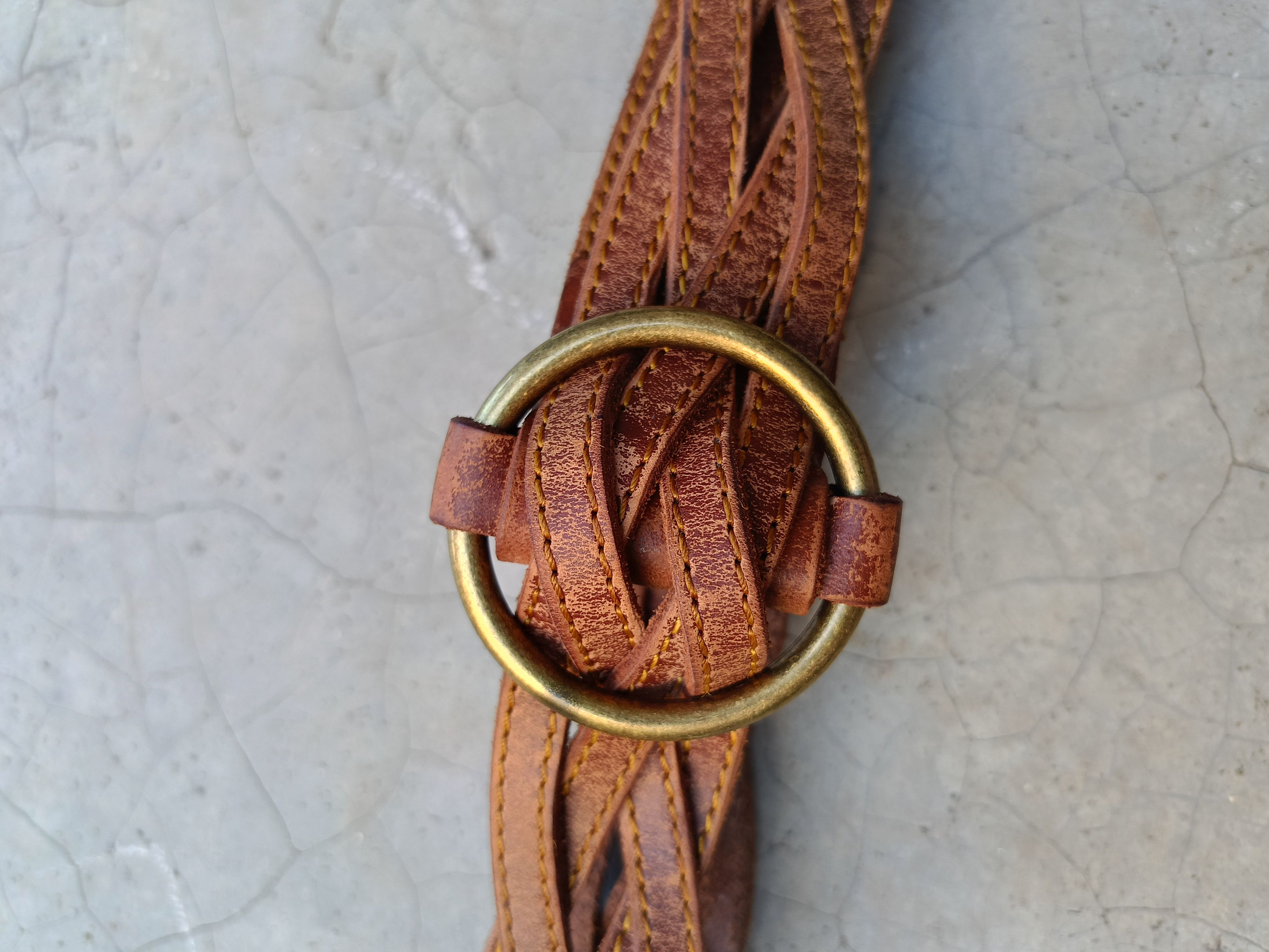 Levi's LEVI'S VINTAGE ETHNIC LEATHER BELT RING O Size ONE SIZE - 4 Thumbnail