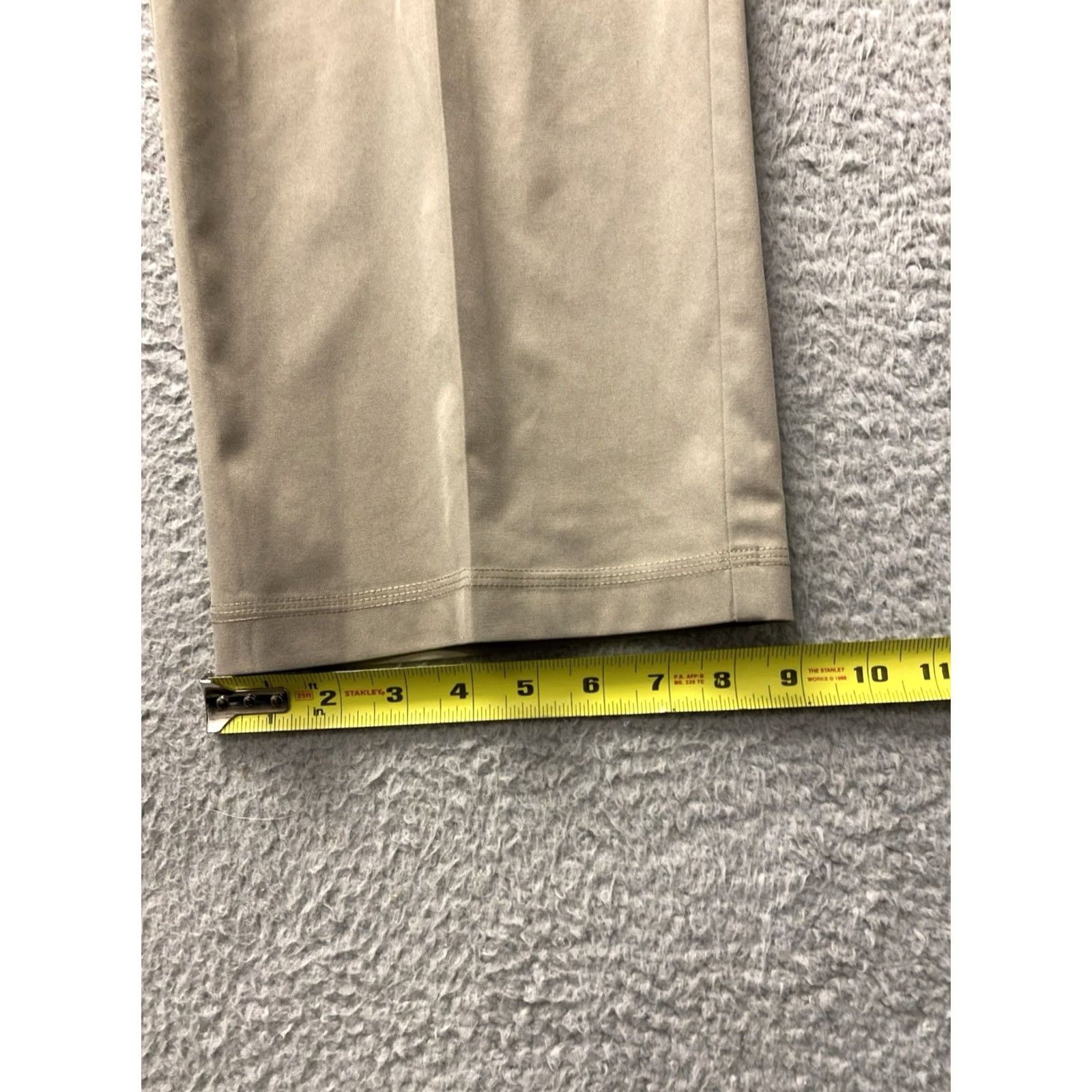 Adidas Adidas Pants Mens 36x32 Tan Performance Knit/Chino Flat Front Logo Straight Leg Casual Wear Women? Size US 36 / EU 52 - 5 Thumbnail