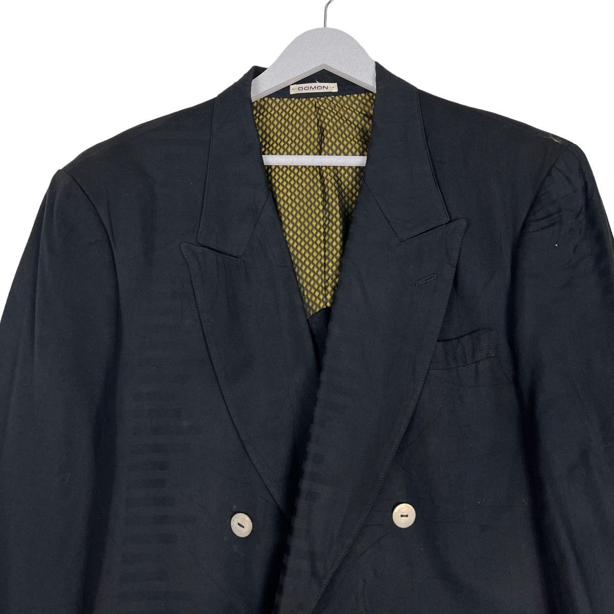 Issey Miyake 🔥 VINTAGE DOMON EX ISSEY MIYAKE DOUBLE BREASTED JACKET Size US M / EU 48-50 / 2 - 3 Thumbnail
