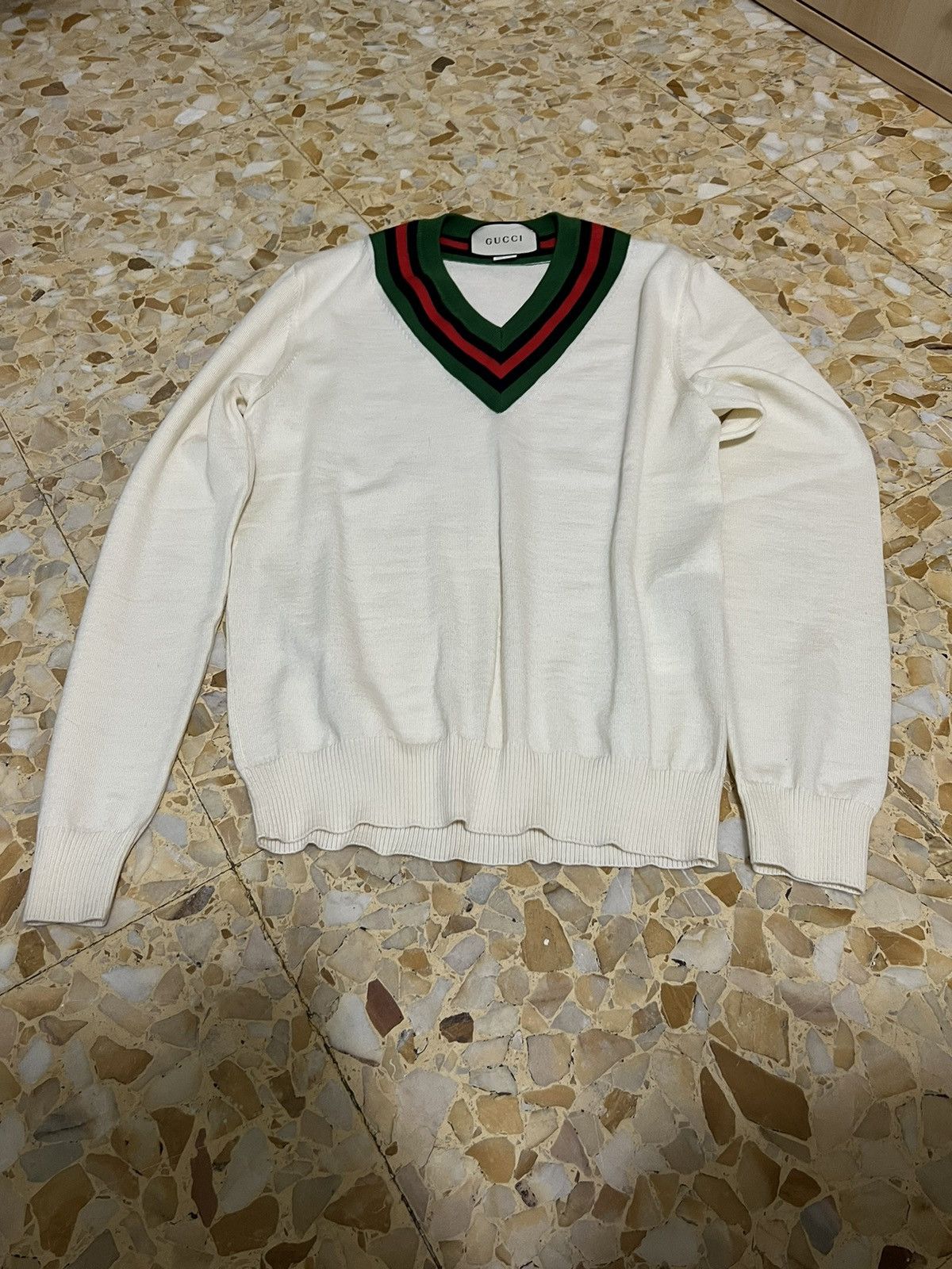 image of Gucci Classic Sweatshirt in Beige, Men's (Size XS)