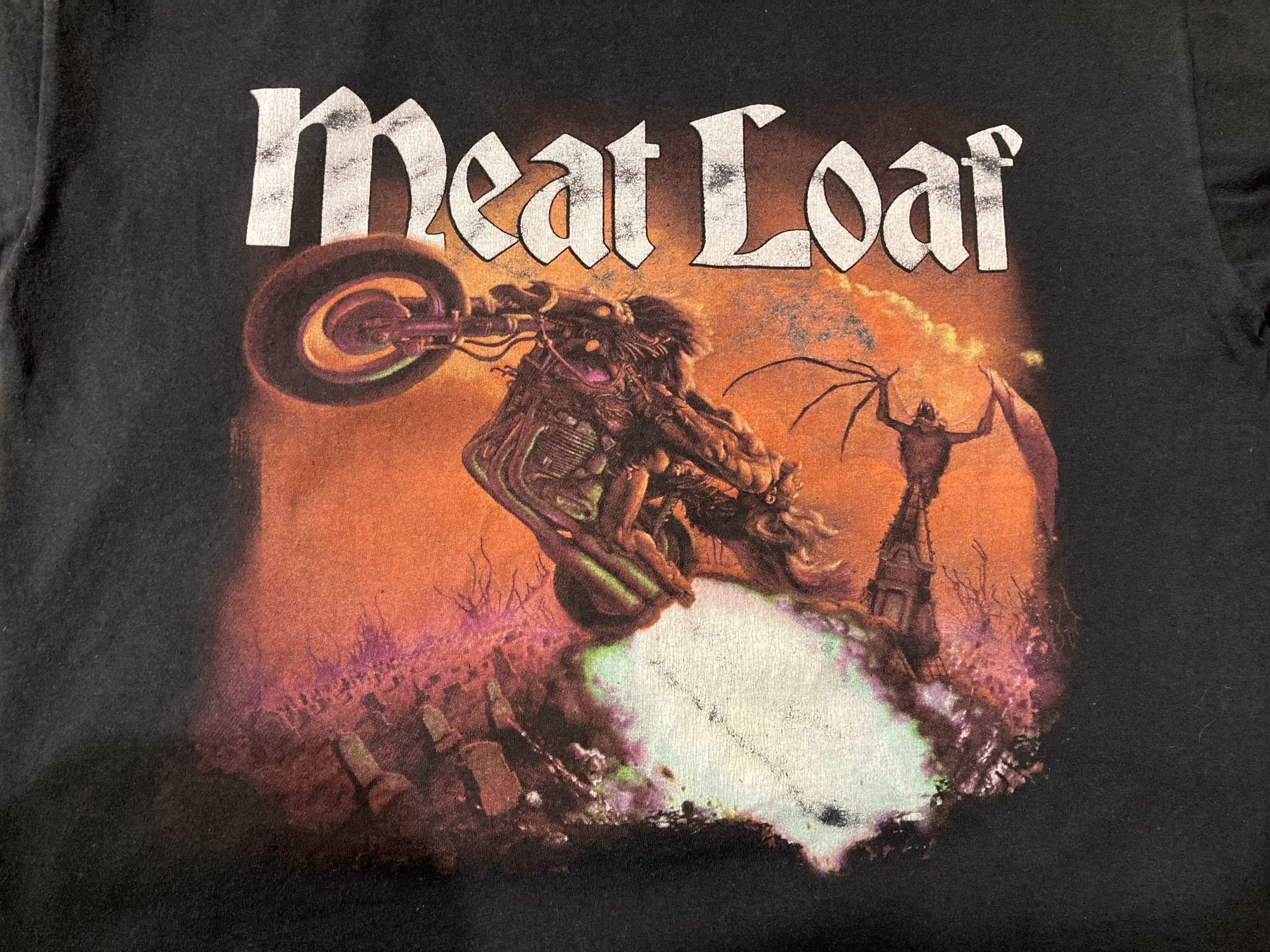 Band Tees Vintage Meat Loaf Tour 03\04 European Tee Size US L / EU 52-54 / 3 - 5 Thumbnail