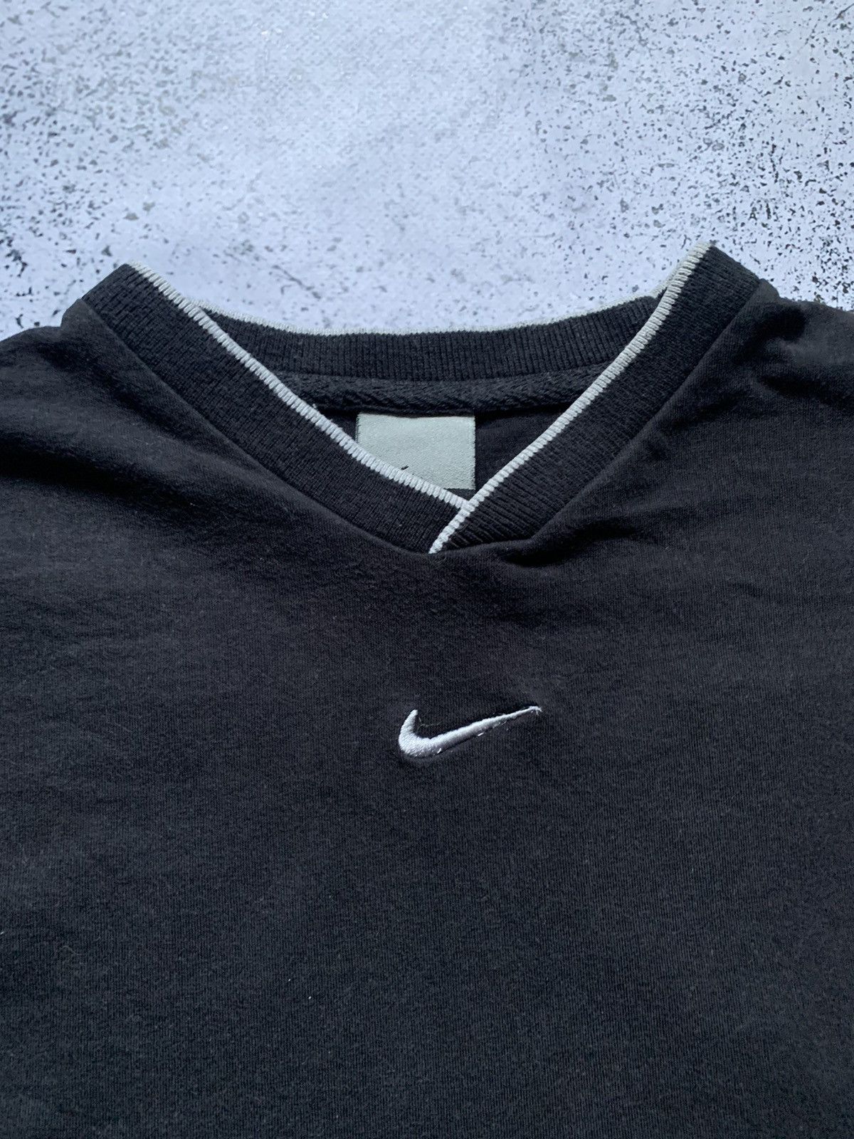 Nike Vintage Nike Center Swoosh T-shirt Black Tee Y2K USA Drill Size US M / EU 48-50 / 2 - 1 Thumbnail