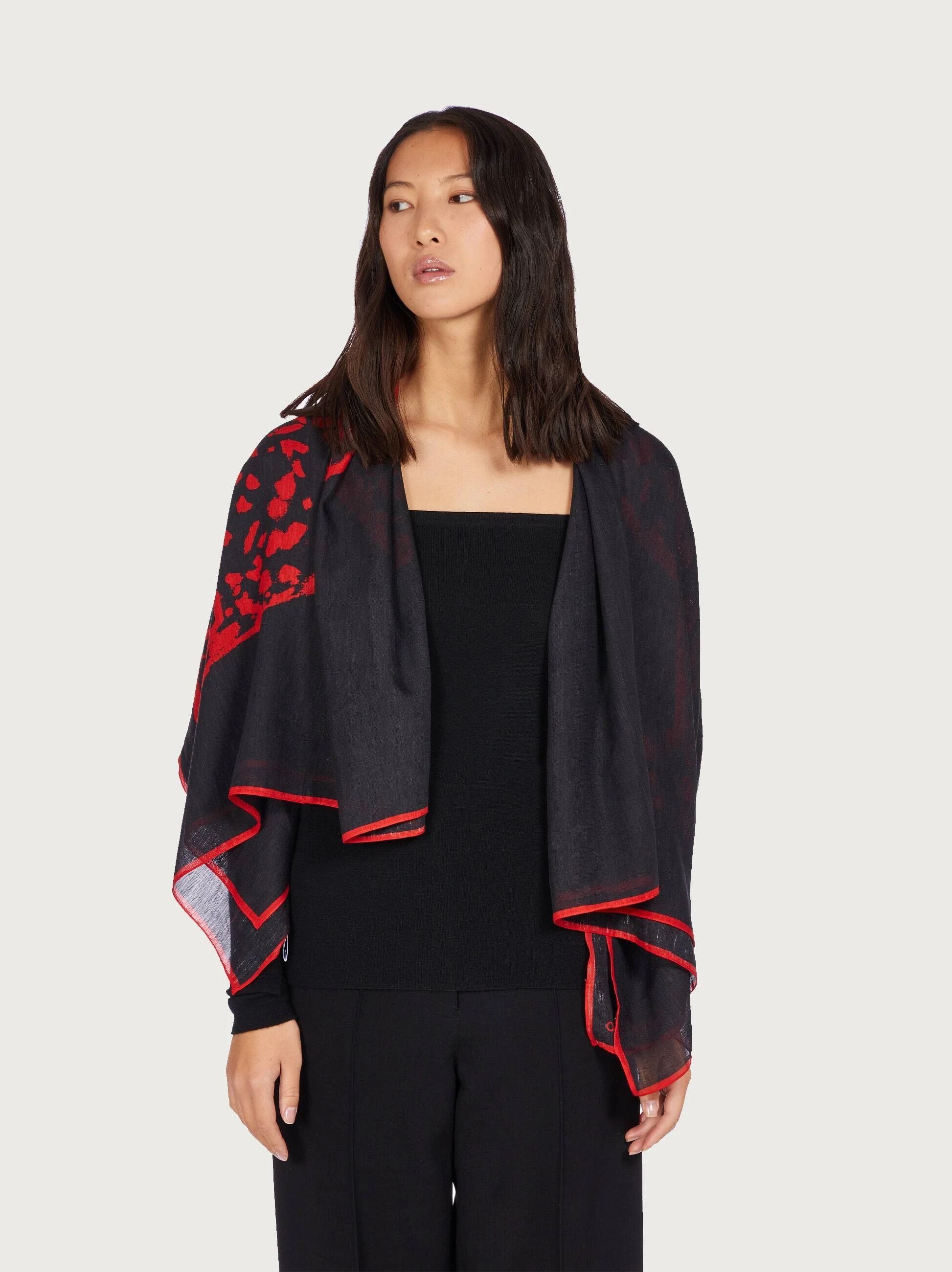 Salvatore Ferragamo o1s1rm1024 Size: 90x90 Cm / Scarf in Multicolor Size ONE SIZE - 5 Thumbnail
