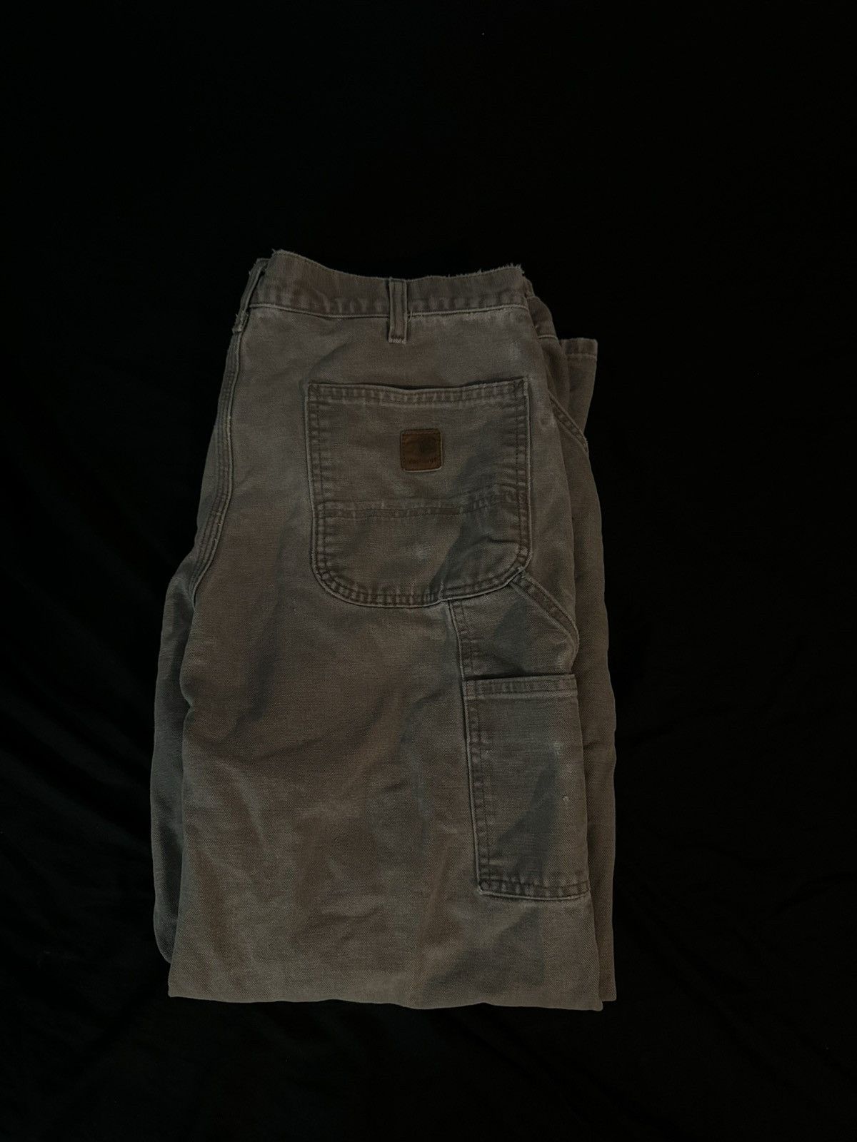 Carhartt × Carhartt Wip Baggy Dark Khaki Carhartt Pants Size US 35 - 1 Thumbnail