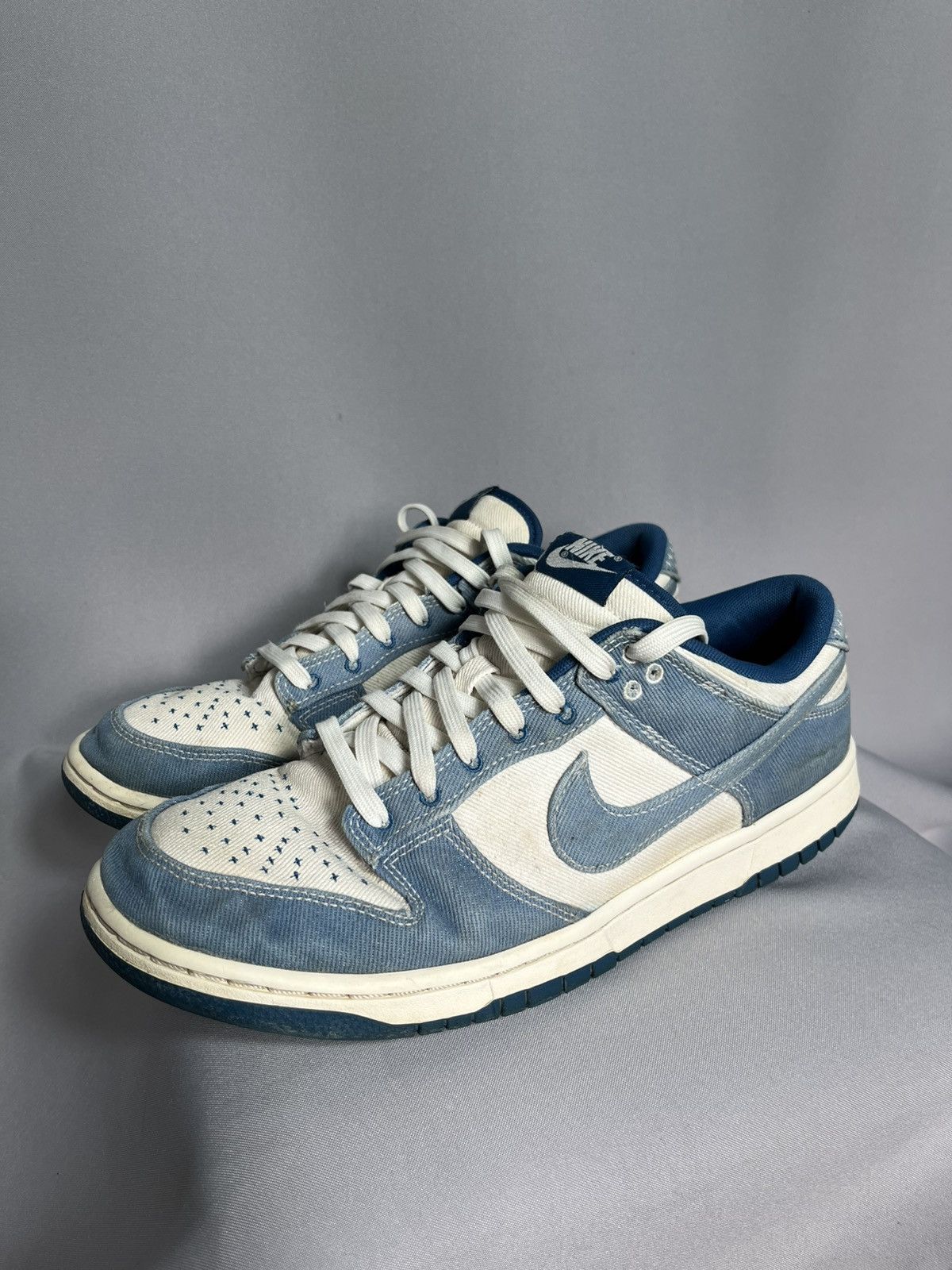 Nike Nike dunk shoes low denim mens Size US 11 / EU 44 - 1 Thumbnail