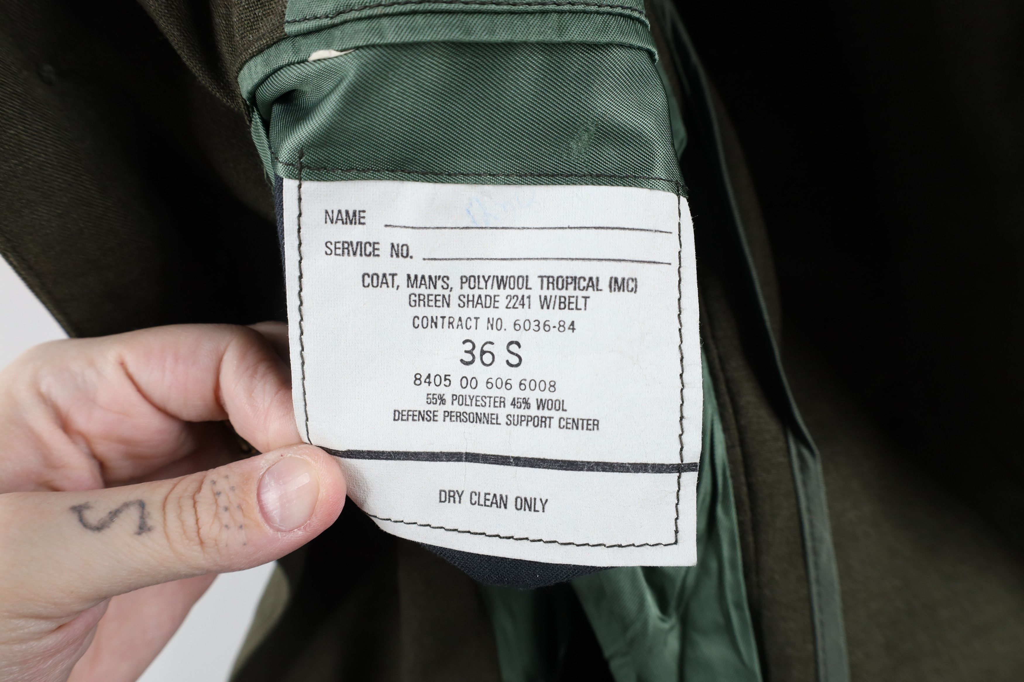 Vintage Vintage 70s Vietnam War Military Coat Jacket Green USA Size US S / EU 44-46 / 1 - 13 Thumbnail