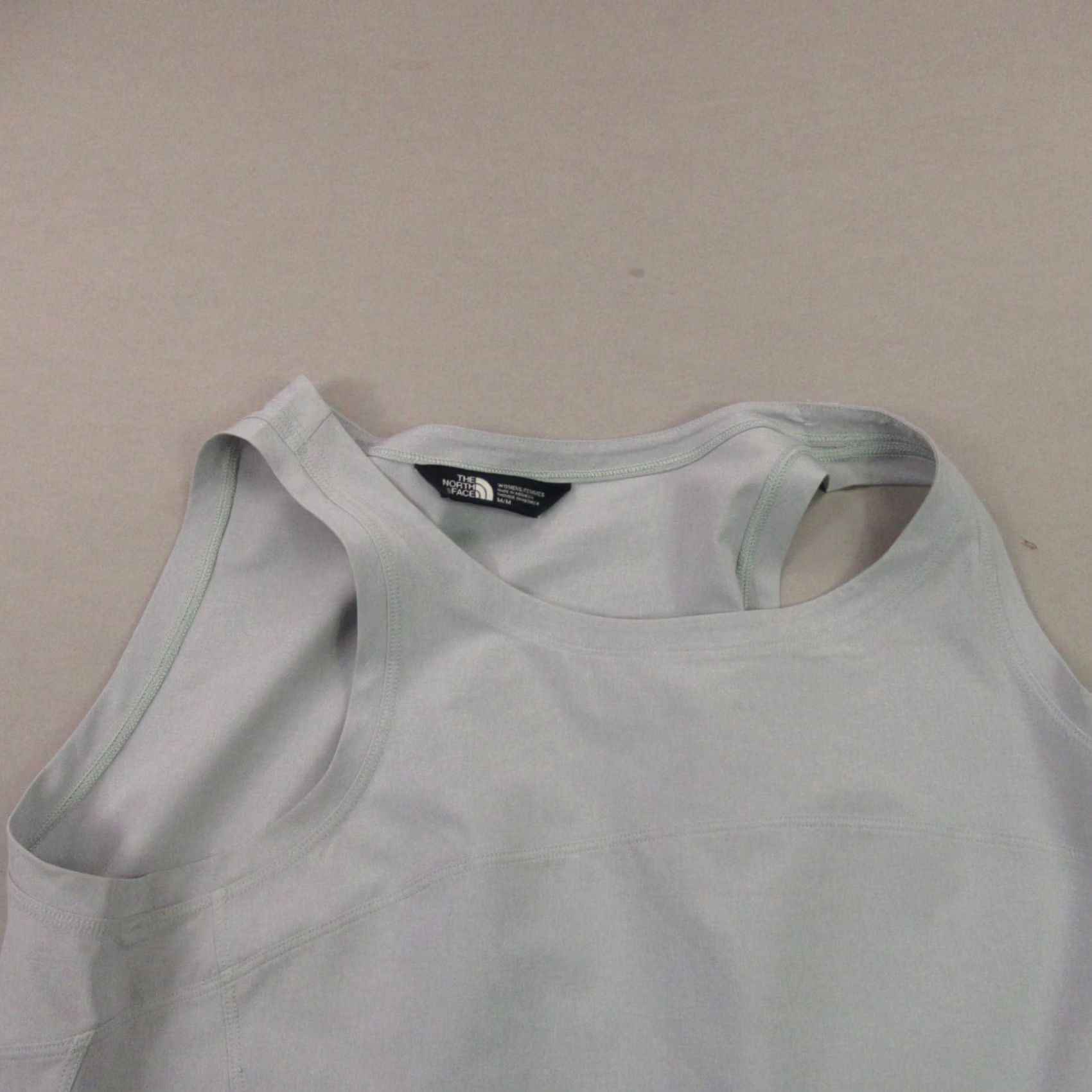 The North Face North Face Womens Tank Top Grey Knit Lightweight Polyester Sweatshirt Size M / US 6-8 / IT 42-44 - 2 Thumbnail