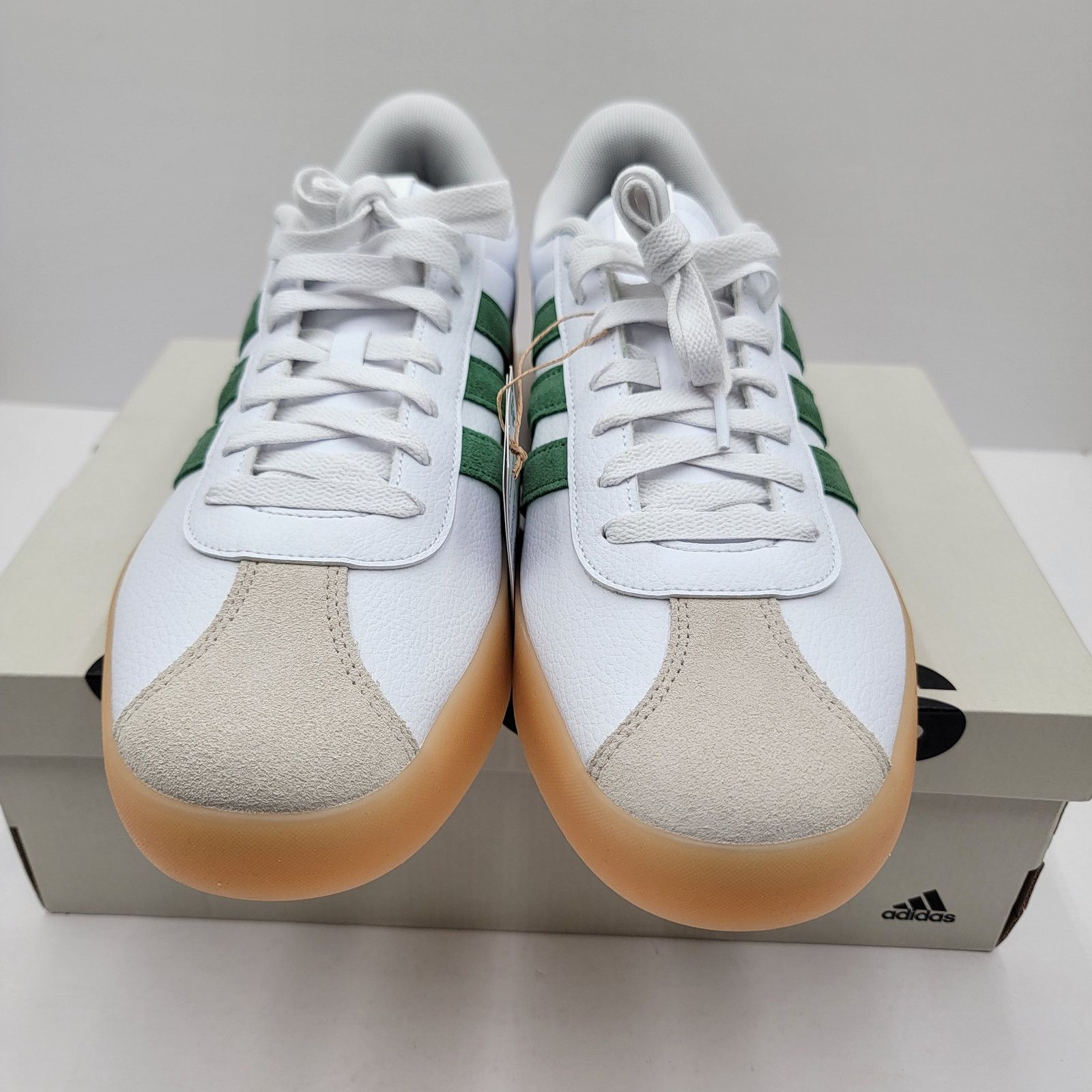 Adidas Adidas VL Court 3.0 'White Preloved Green' - Size 13 - New Size US 13 / EU 46 - 3 Thumbnail