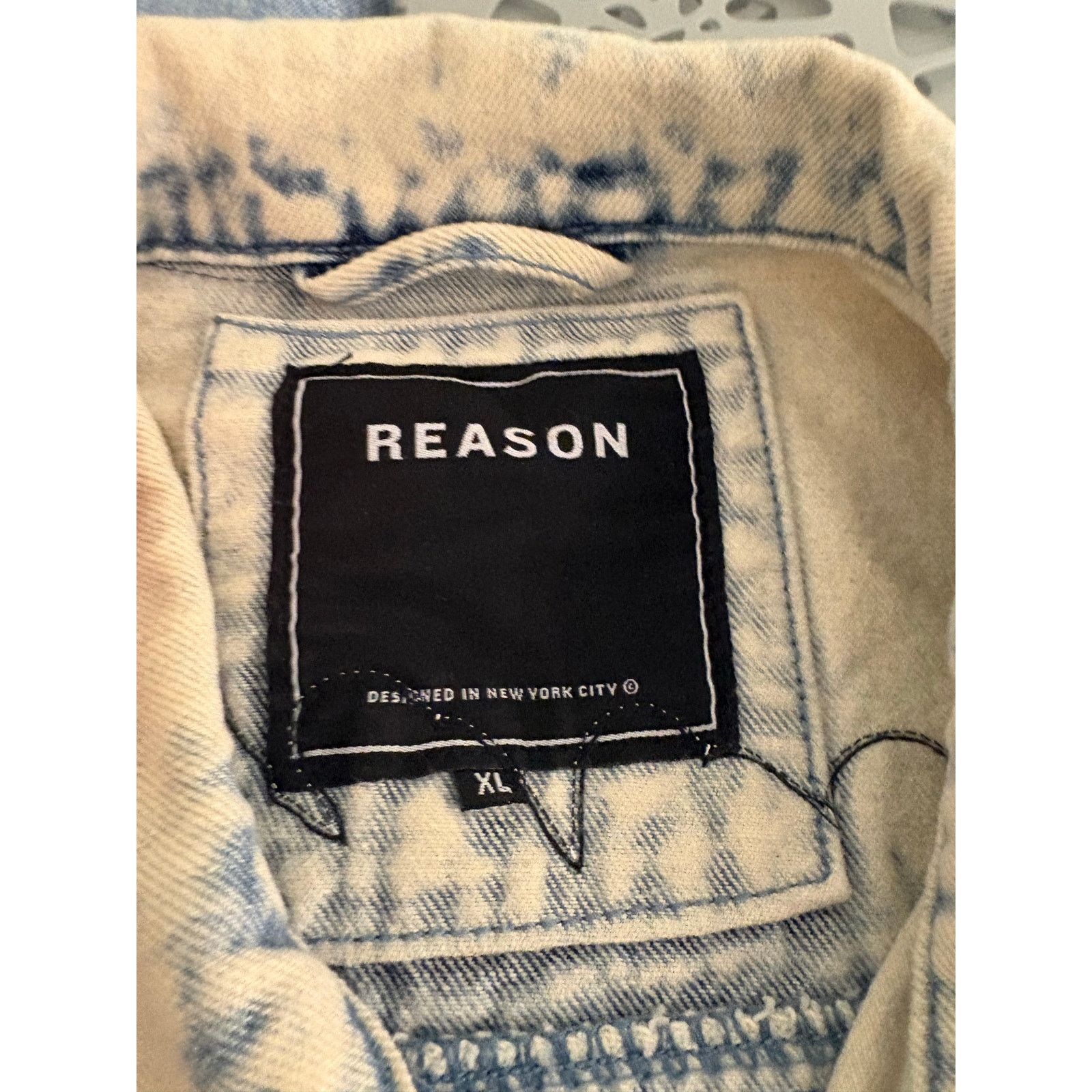 Reason Reason Ferocious Denim Jacket Size XL Size US XL / EU 56 / 4 - 3 Thumbnail