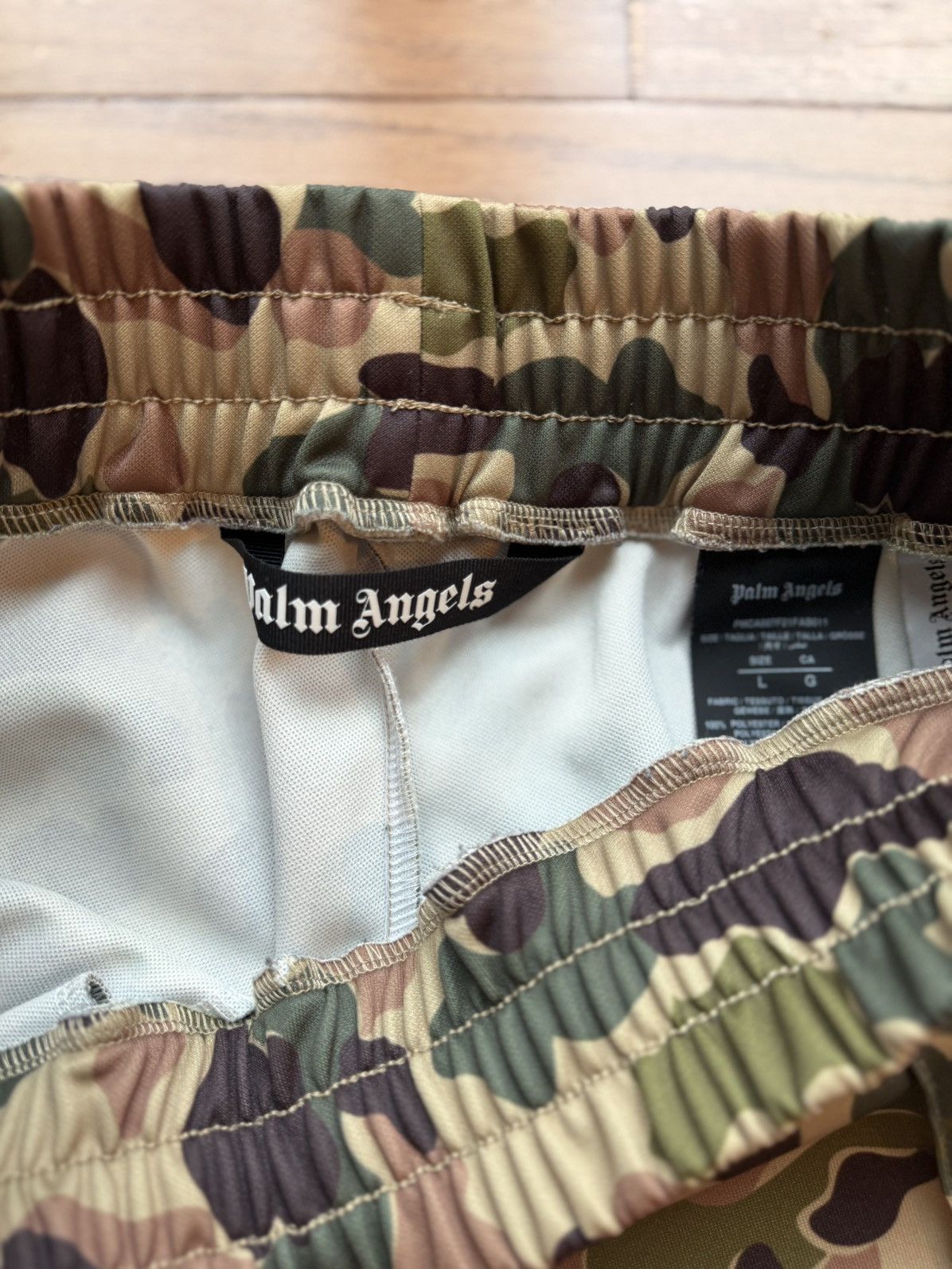 Palm Angels Palm Angels Camo Track Pants Size US 34 / EU 50 - 3 Thumbnail