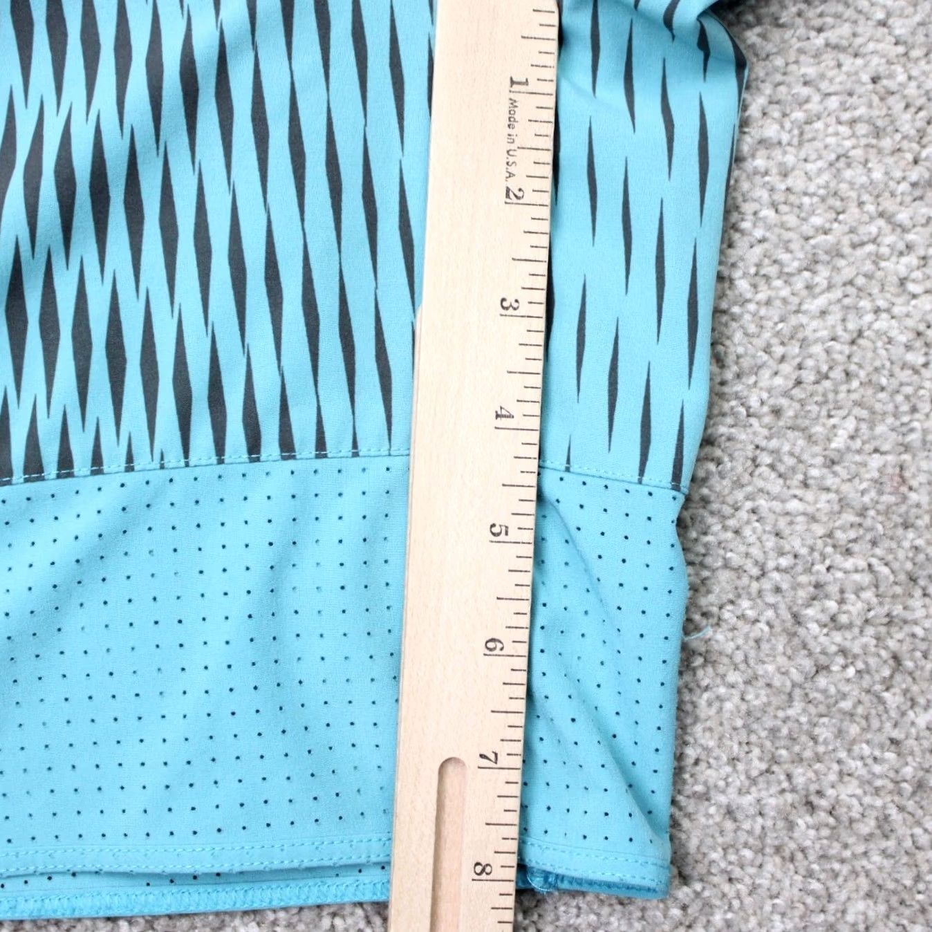 Nike Nike Mens XL Blue Geometric 8" Flow Woven Training Athletic Athleisure Size US 36 / EU 52 - 4 Thumbnail