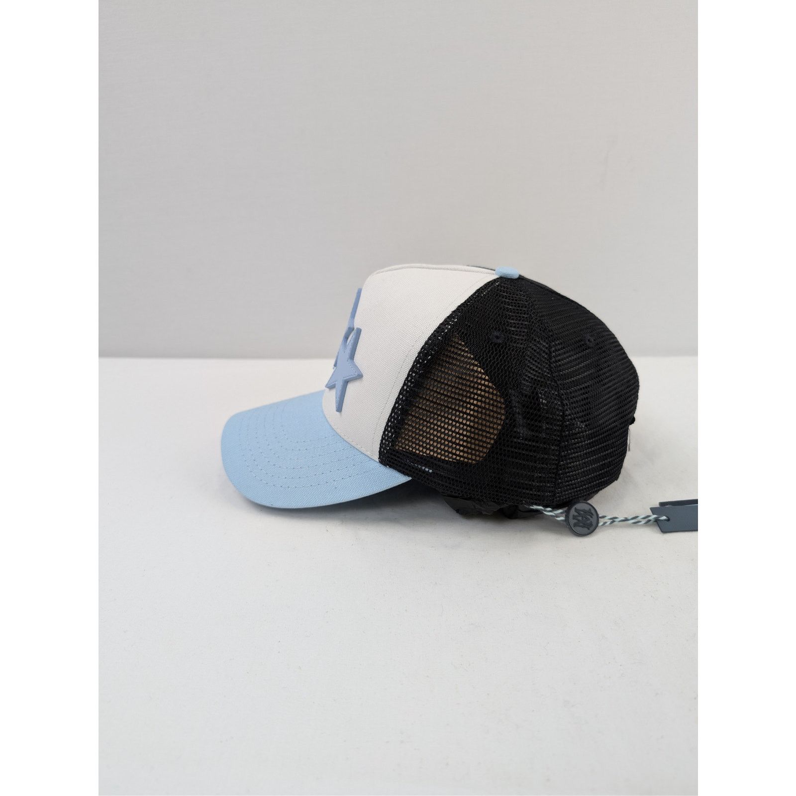 Amiri o1rshd1 Size: OS / 3 Star Trucker Hat / Cap in Cerulean Size ONE SIZE - 3 Thumbnail