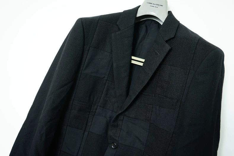Comme des Garcons Comme Des Garcons SSplicing grid suit jacket 2502-Nextarro Size US S / EU 44-46 / 1 - 3 Thumbnail