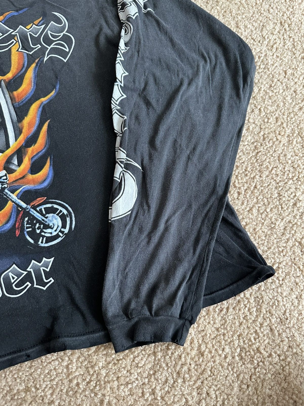 HMDD HMDD Ghost Rider Harley Long Sleeve Size XLarge Size US XL / EU 56 / 4 - 12 Thumbnail