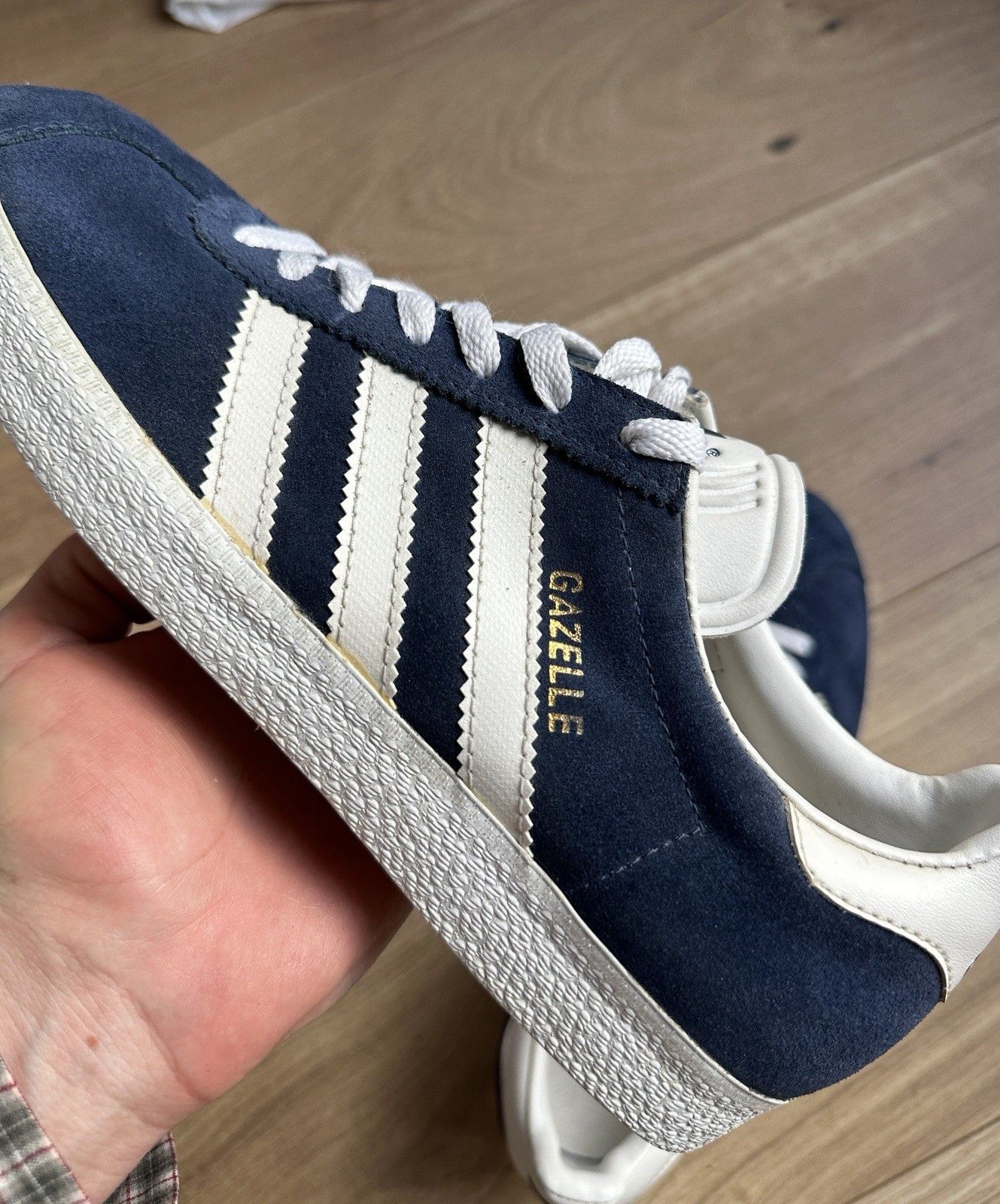 Adidas Vintag 90s Adidas Gazelle 1996 Shoes Sneakers Trainers Rare Size US 9 / EU 42 - 9 Thumbnail