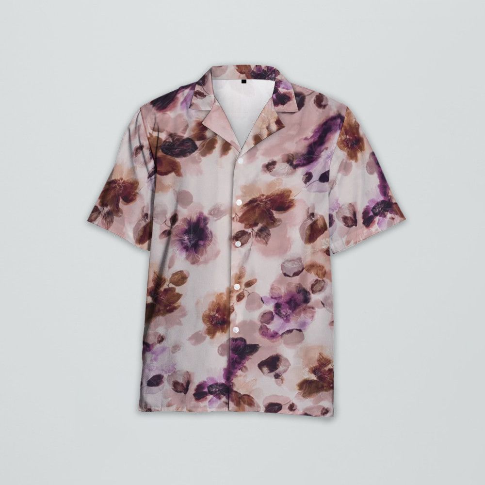 Designer Men's Pink Floral-Print Shirt Size US M / EU 48-50 / 2 - 3 Thumbnail