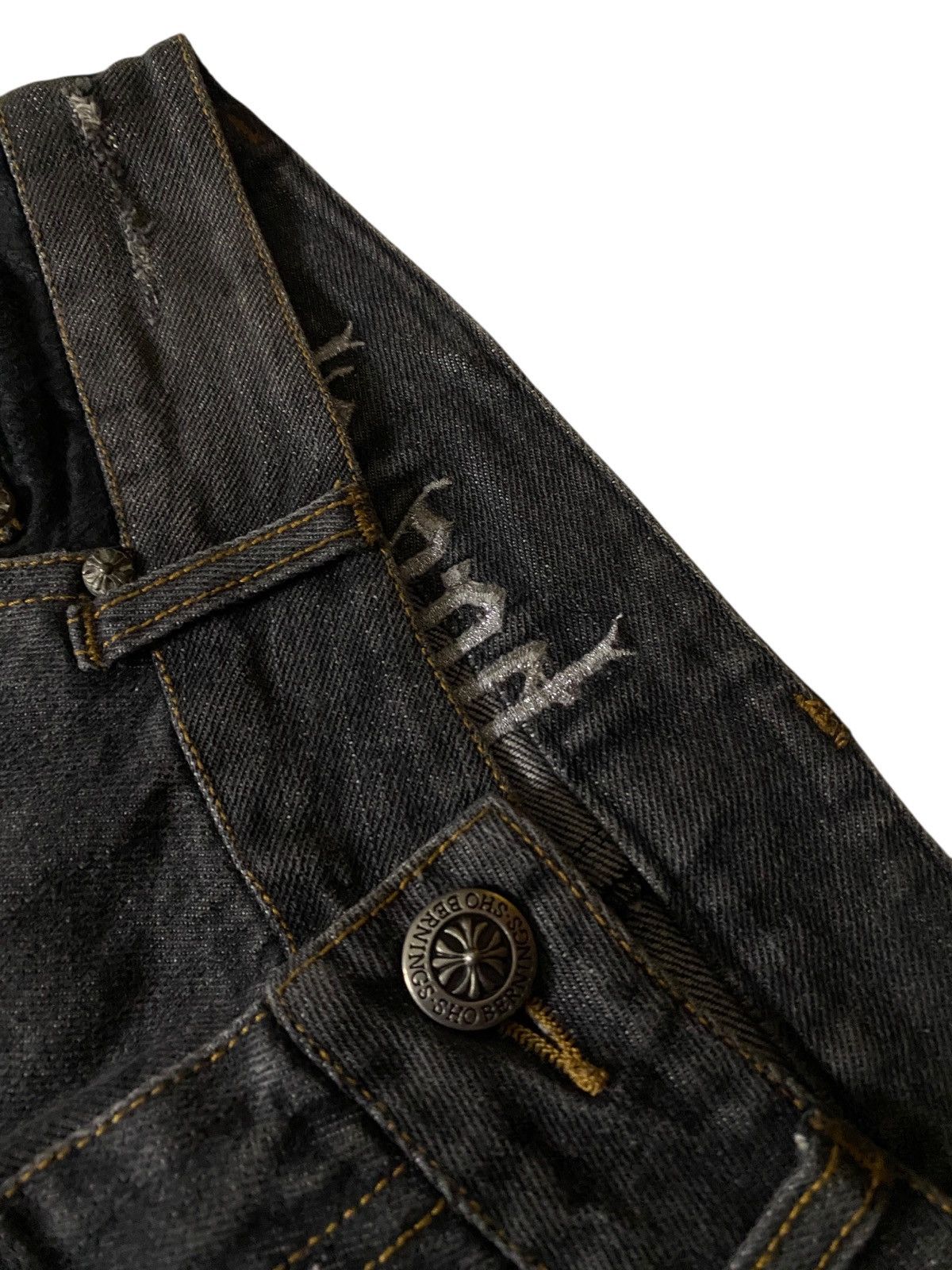 If Six Was Nine Bernings Sho Clawmark Tribal Flared Jeans Size US 28 / EU 44 - 11 Thumbnail