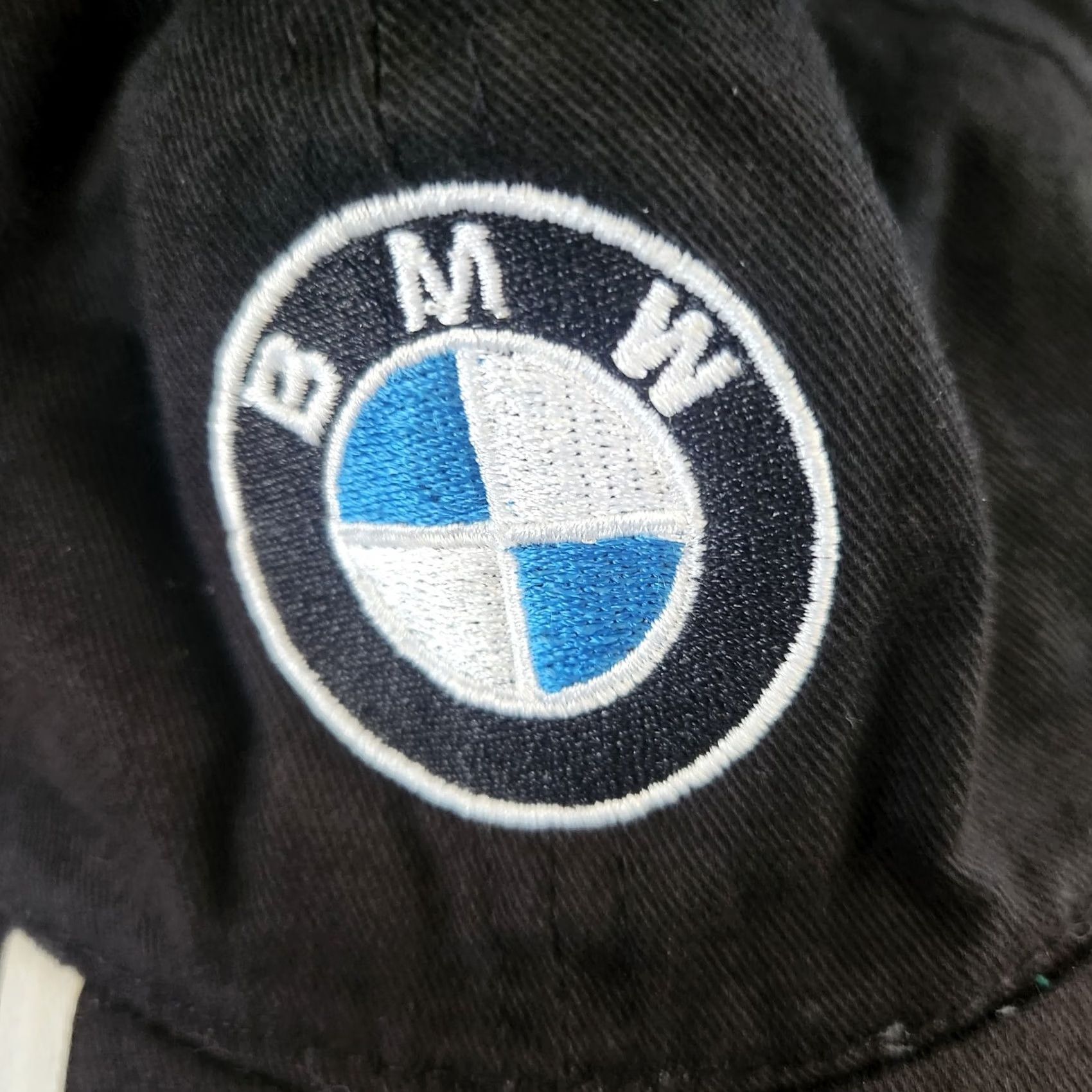 BMW BMW Hat Cap Adjustable Black White Stripe BMW Car Racing Hat Cap Adustable Black White Stipe Men Baseball Cap Logo Casual Size ONE SIZE - 3 Thumbnail