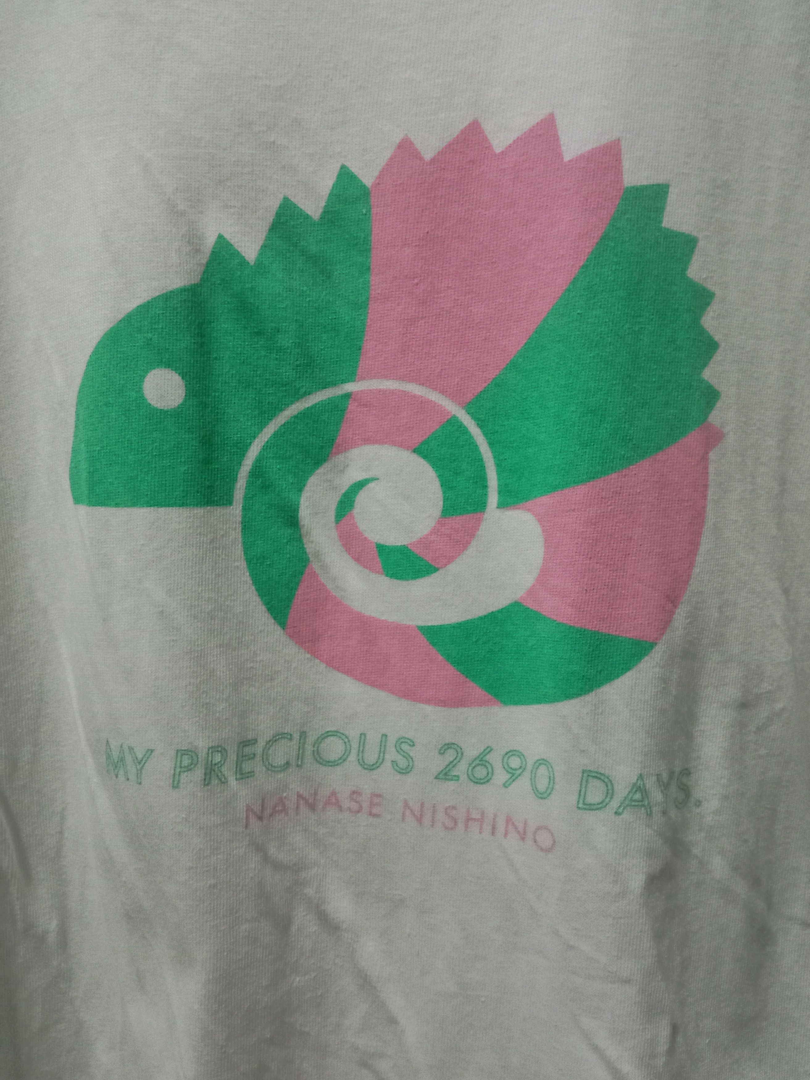 Japanese Brand T-shirt Nogizaka46 Nishino Nanase GradCon Original Size L Size US L / EU 52-54 / 3 - 2 Thumbnail