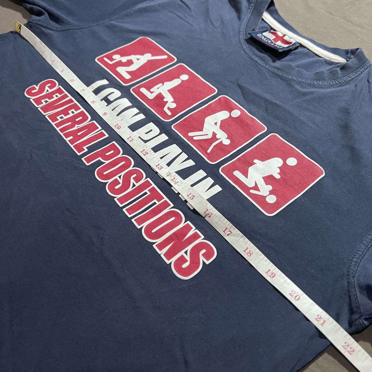Vintage Vintage Y2K I can play in several positions sex porn Tee Size US XL / EU 56 / 4 - 6 Thumbnail