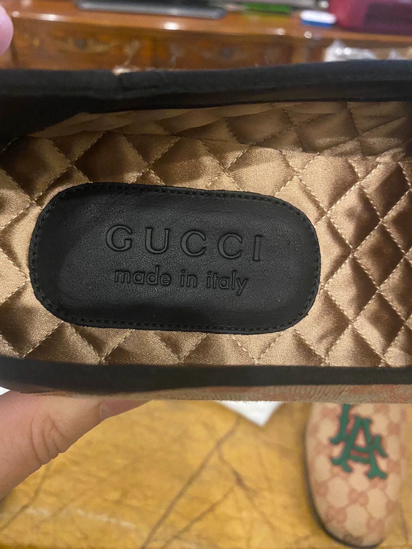 Gucci Gucci Classic GG Monogram Backless Slip-on Loafer US 7 Italy Size US 7 / EU 40 - 6 Thumbnail