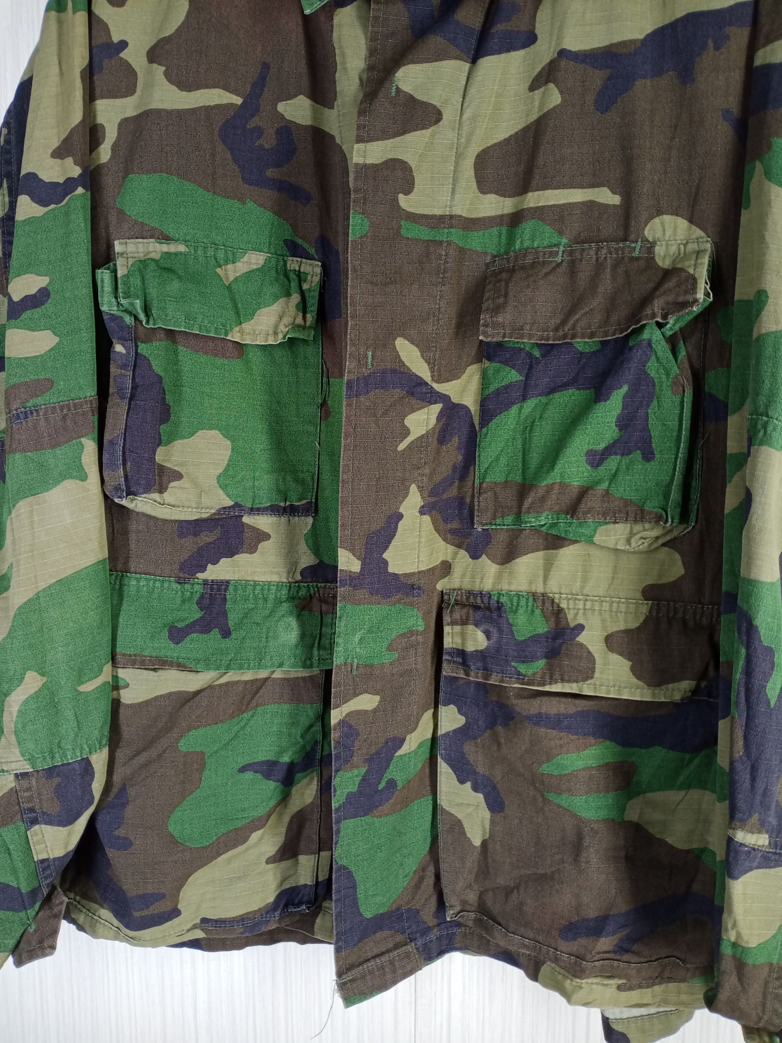 Vintage Rare Vintage 80s US Army Camo Military Jacket Size US XXL / EU 58 / 5 - 4 Thumbnail