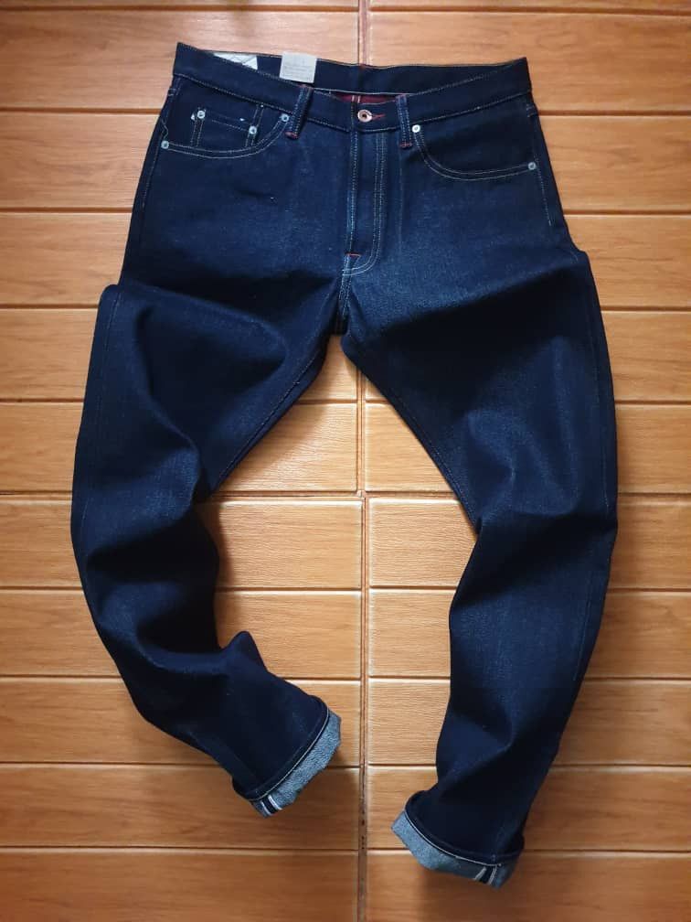 Japanese Brand Caseyjeansfive red digger 17oz Salvedge straight fit jeans Size US 33 - 1 Thumbnail