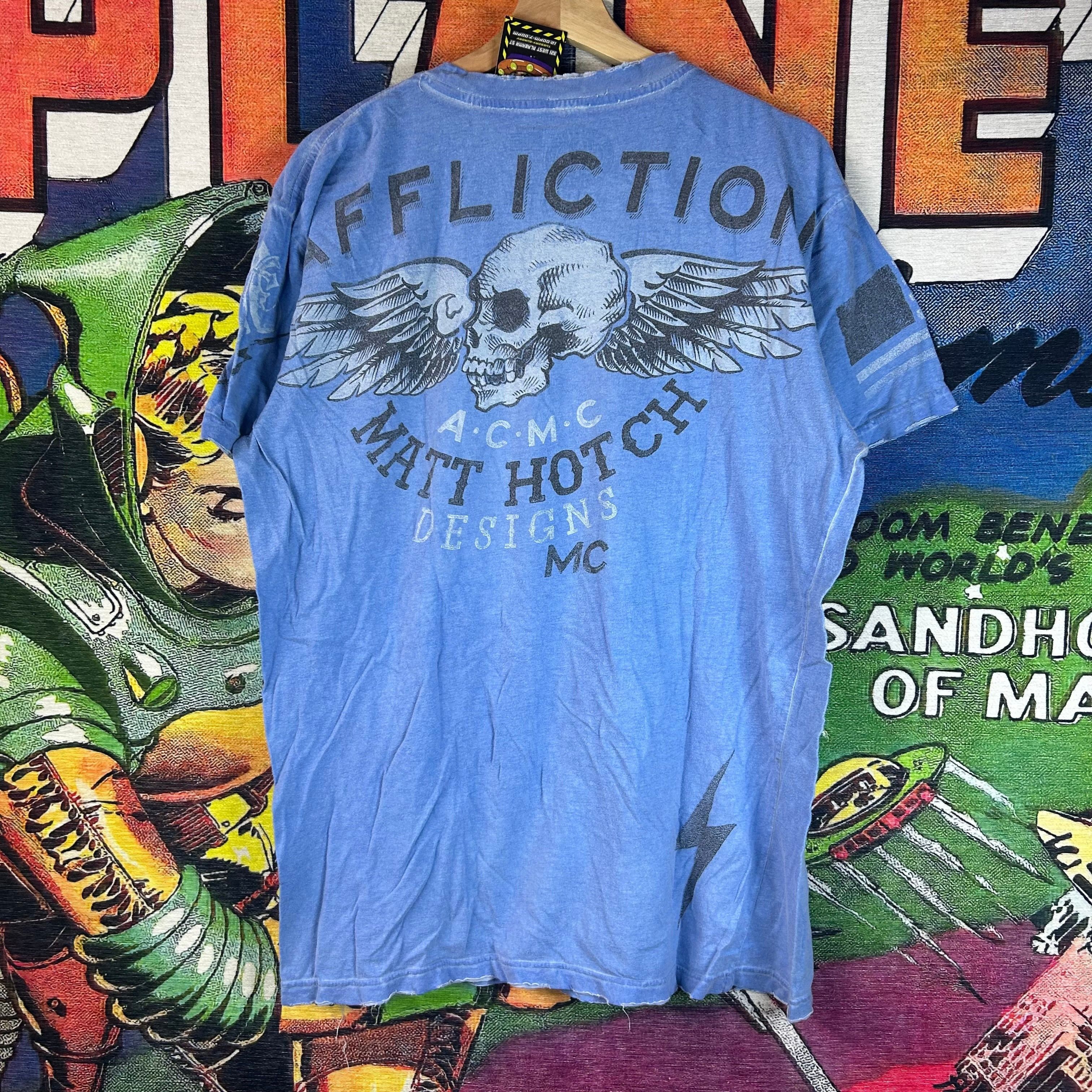 Affliction Affliction Skull Wings Tee Size XL Size US XL / EU 56 / 4 - 2 Thumbnail