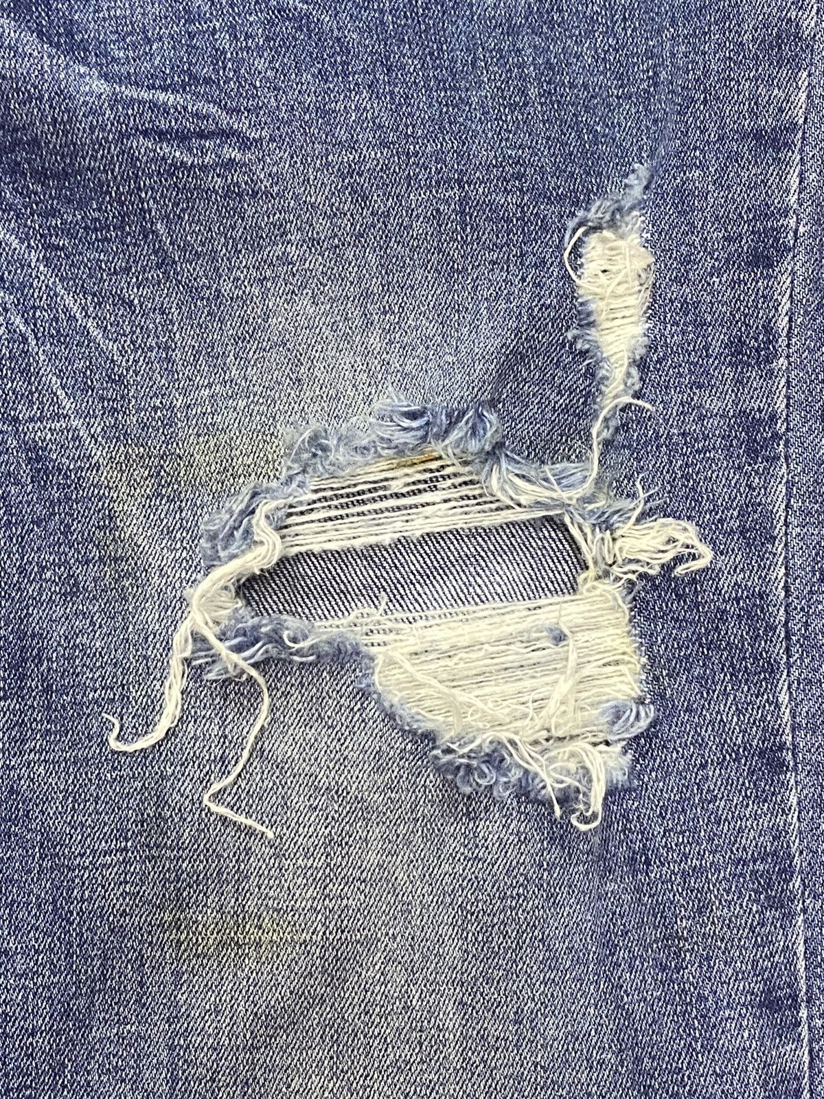 Japanese Brand Japanese Brands Lolita Y2K Distressed Skinny Jeans Size US 32 / EU 48 - 6 Thumbnail