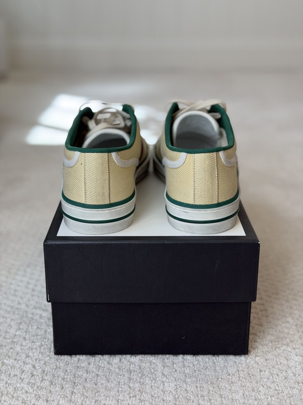 Gucci [BNIB] Gucci Tennis 1977 Sneakers - Off-White/Beige - US 9.5 Size US 9.5 / EU 42-43 - 6 Thumbnail