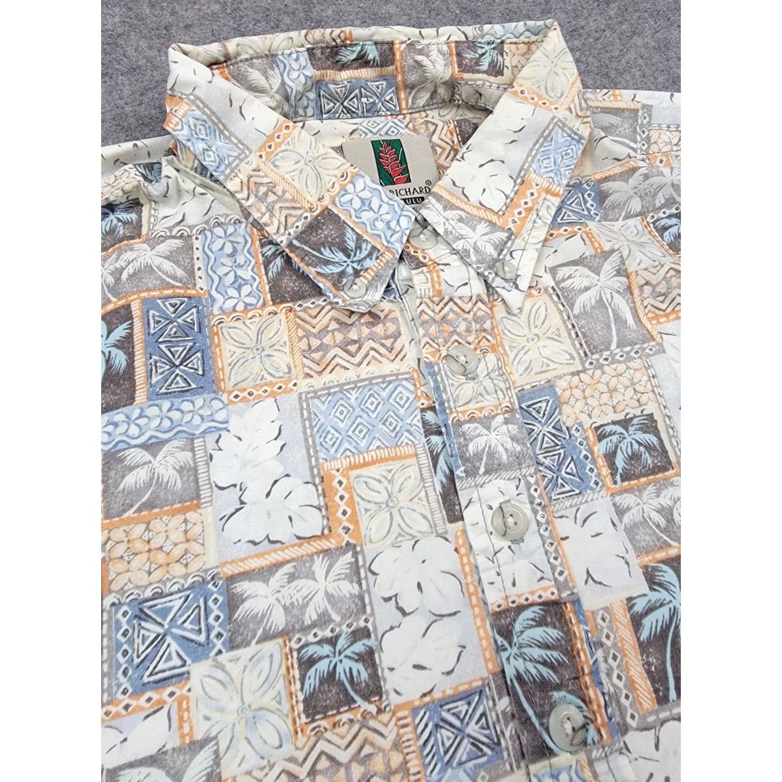 Tori Richard Tori Richard Shirt Mens XL Floral Hawaiian 1/4 Button Pullover Made in Hawaii Size US XL / EU 56 / 4 - 2 Thumbnail