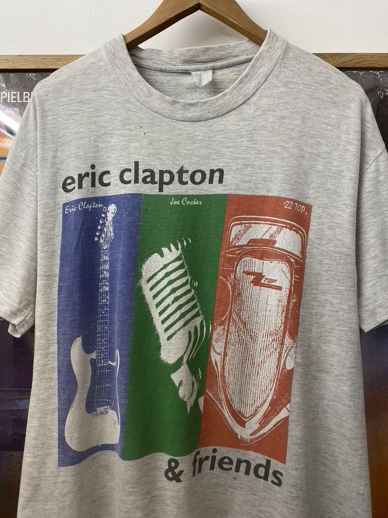 Vintage 1993 Vintage Eric Clapton and Friends Charity Concert Tee Size US L / EU 52-54 / 3 - 5 Thumbnail