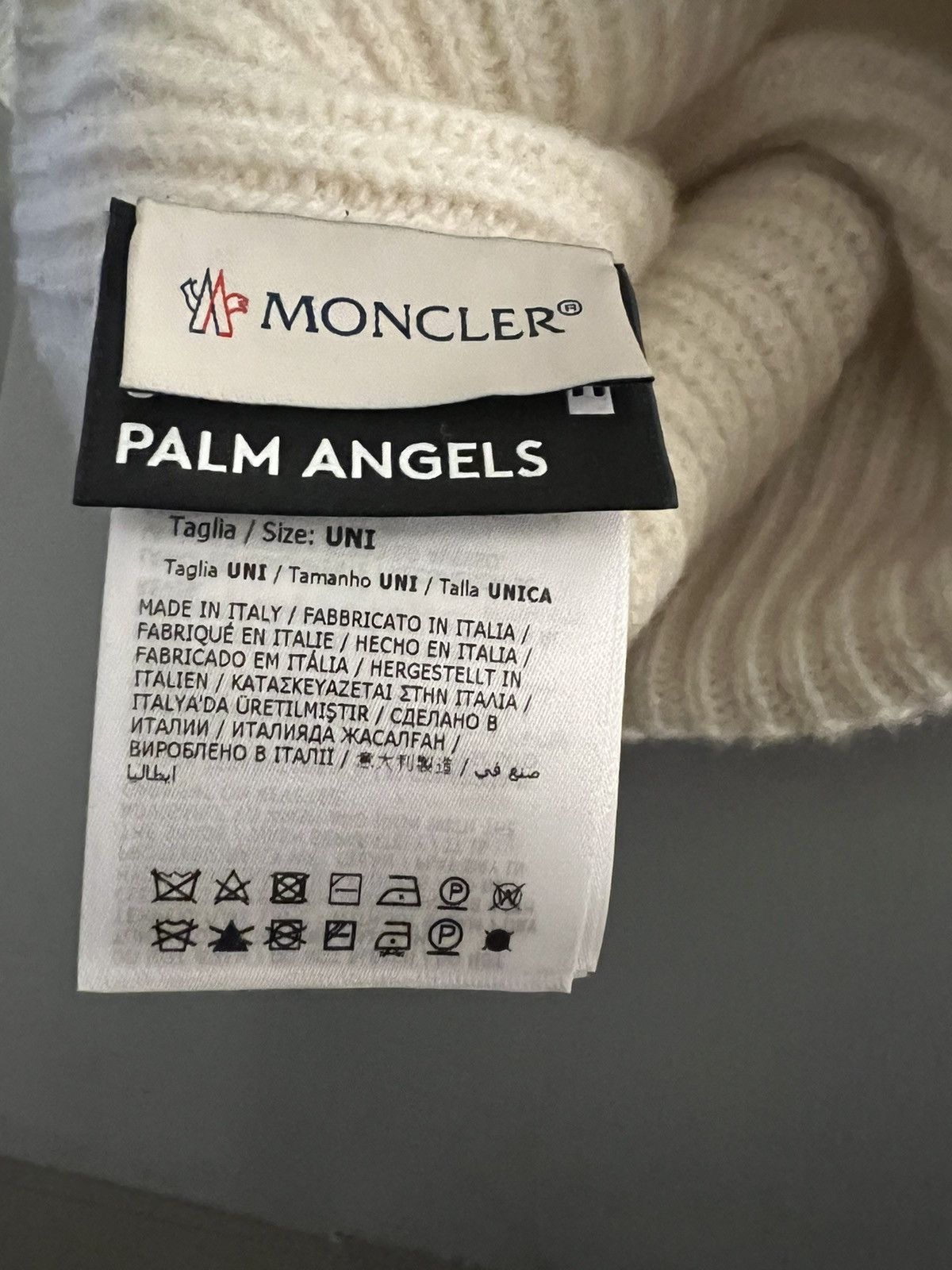 Moncler × Palm Angels Moncler Palm Angels Berretto Tricot Size ONE SIZE - 3 Thumbnail