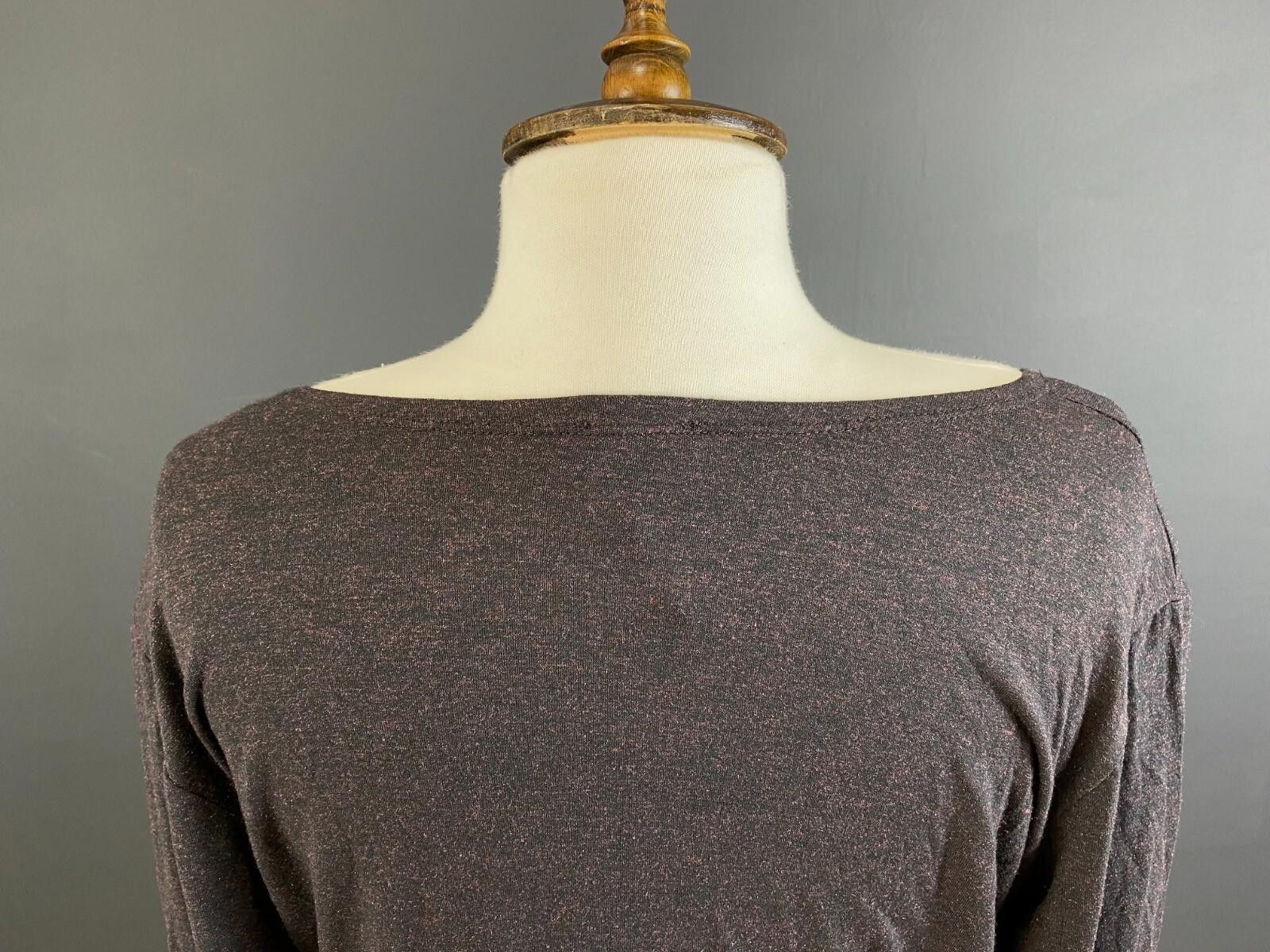 Designer Lilith Brown Long Sleeve Rop Pullover Shirt Size M / US 6-8 / IT 42-44 - 11 Thumbnail