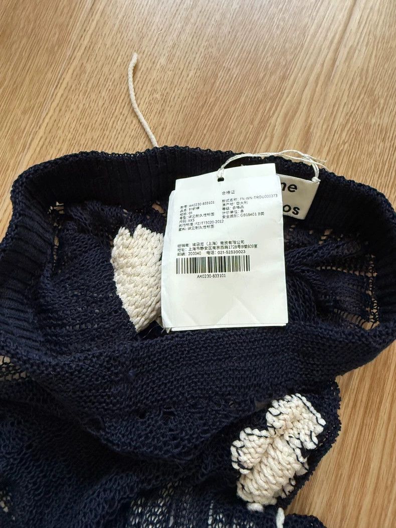 Acne Studios acne studios size:xxs Hollow knit pants 2502-Nextarrow Size US 31 - 4 Thumbnail