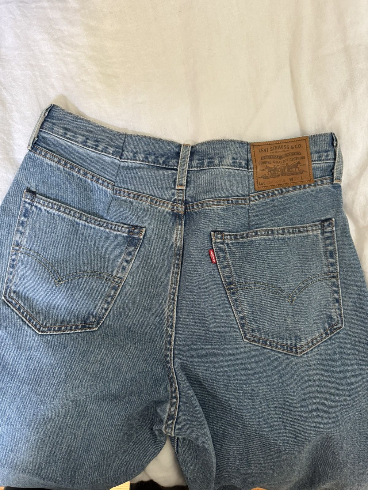 Levi's Levis stay loose blue jeans Size US 32 / EU 48 - 6 Thumbnail