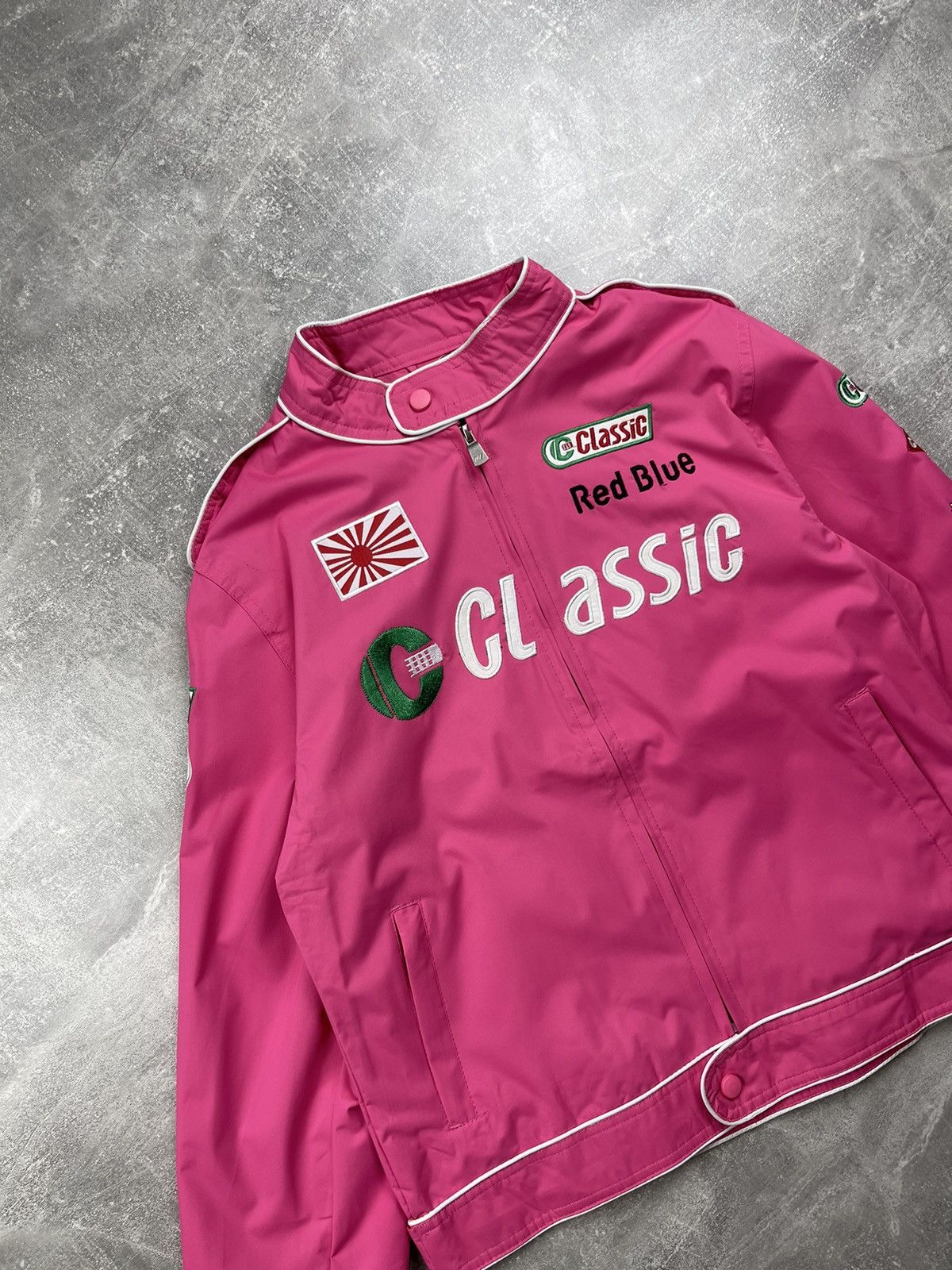 Vintage Vintage Classic Nascar Driver Pink Racing Jacket Size XL Size XL / US 12-14 / IT 48-50 - 2 Thumbnail
