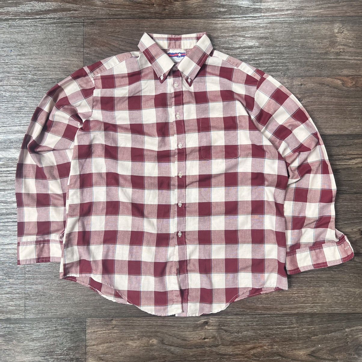 Vintage Vintage 1970s plaid pattern flannel super soft and THIN Size US XL / EU 56 / 4 - 1 Thumbnail