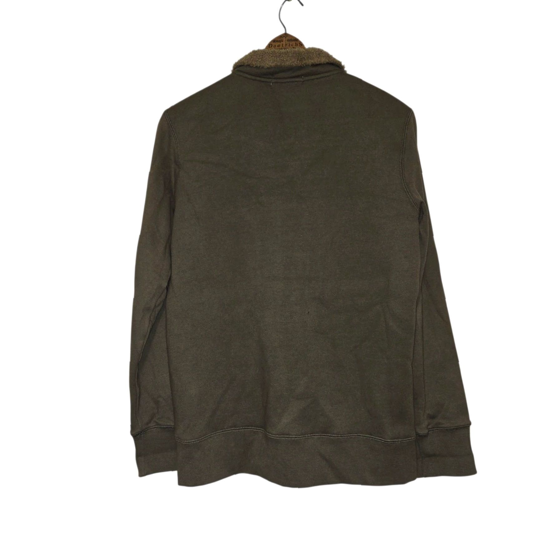 Orvis VINTAGE Orvis Cardigan Sweater Womens Small Green Fleece Lined Button Front Long Sleeve Ladies S Green Cardigan Womens Size S / US 4 / IT 40 - 4 Thumbnail