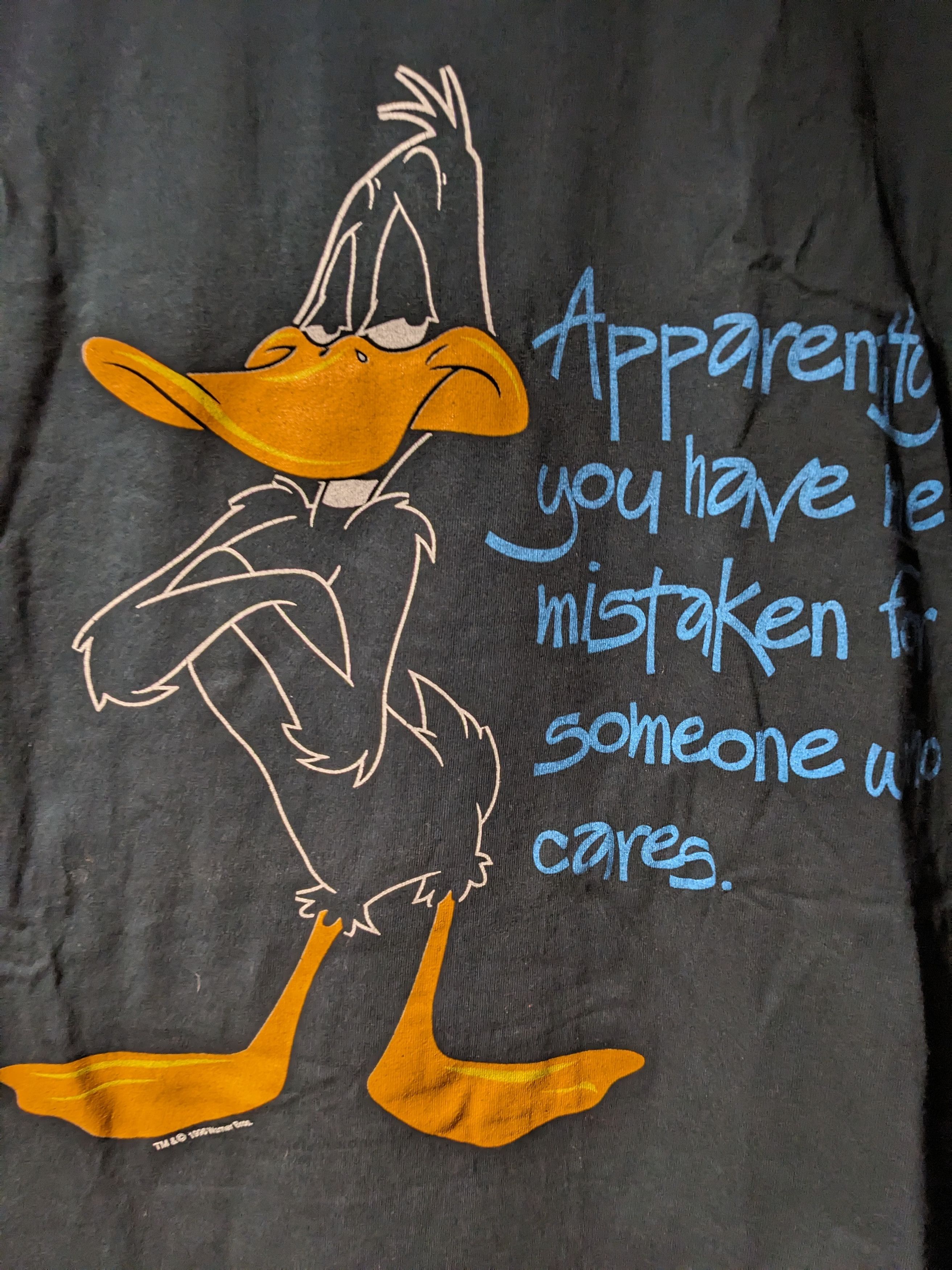 Cartoon Network × Vintage Vintage 1996 Daffy Duck Looney Tunes Mistaken T-Shirt Size US XL / EU 56 / 4 - 2 Thumbnail