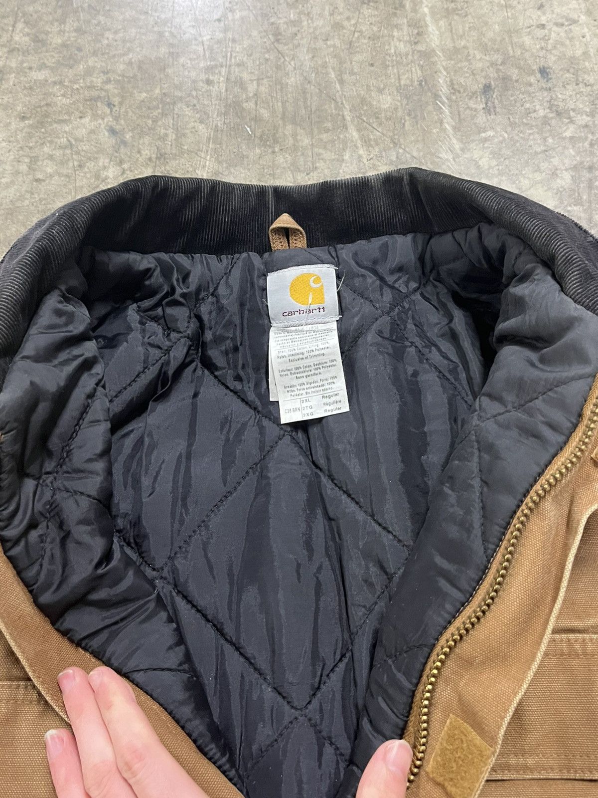 Carhartt × Vintage Carhartt c26 Brn vintage canvas jacket workwear hype rare Size US XXL / EU 58 / 5 - 14 Thumbnail