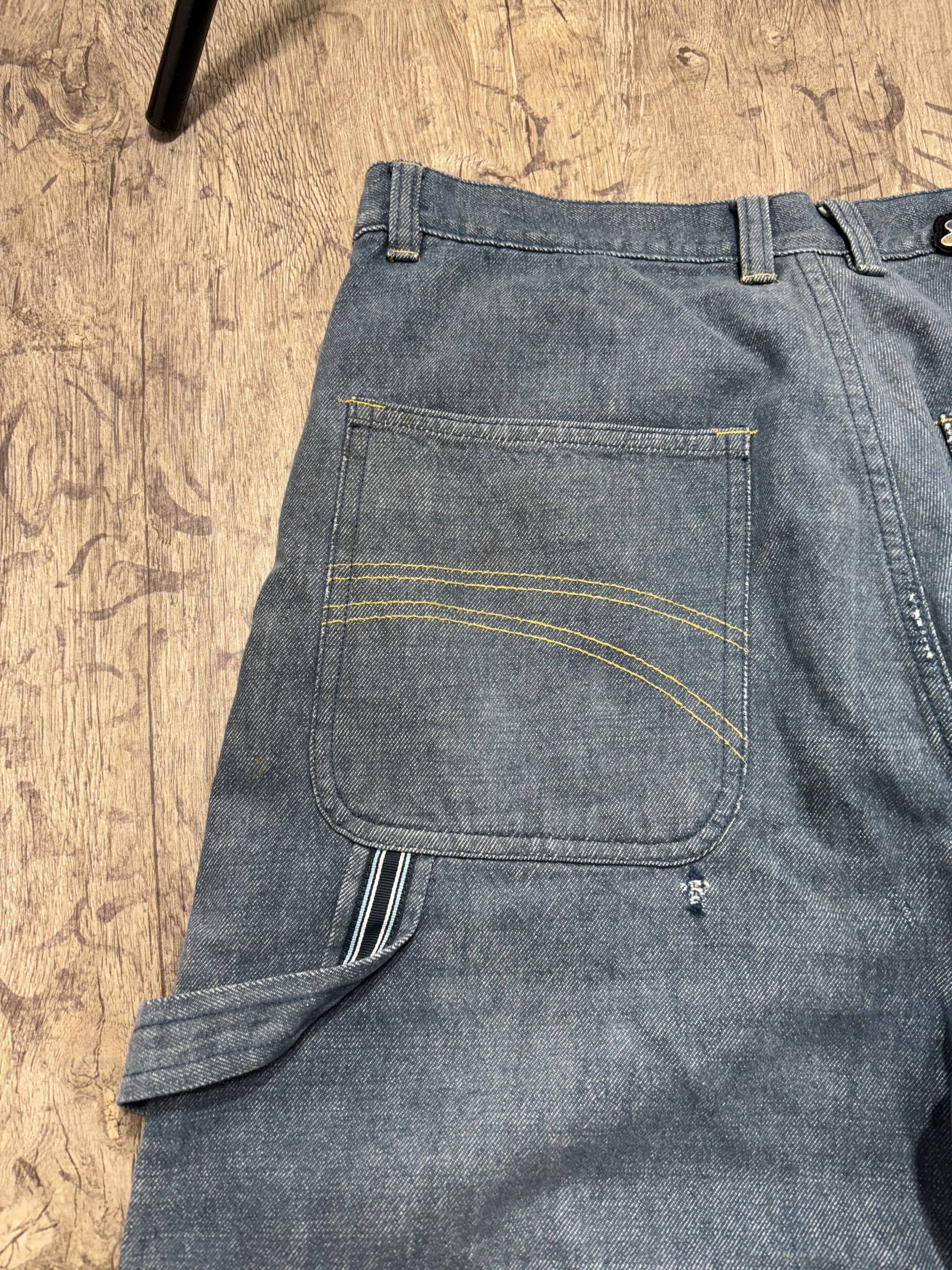 Mambo VTG Mambo Y2K Baggy Painted Carpenter Double Knee Jeans Size US 34 / EU 50 - 9 Thumbnail