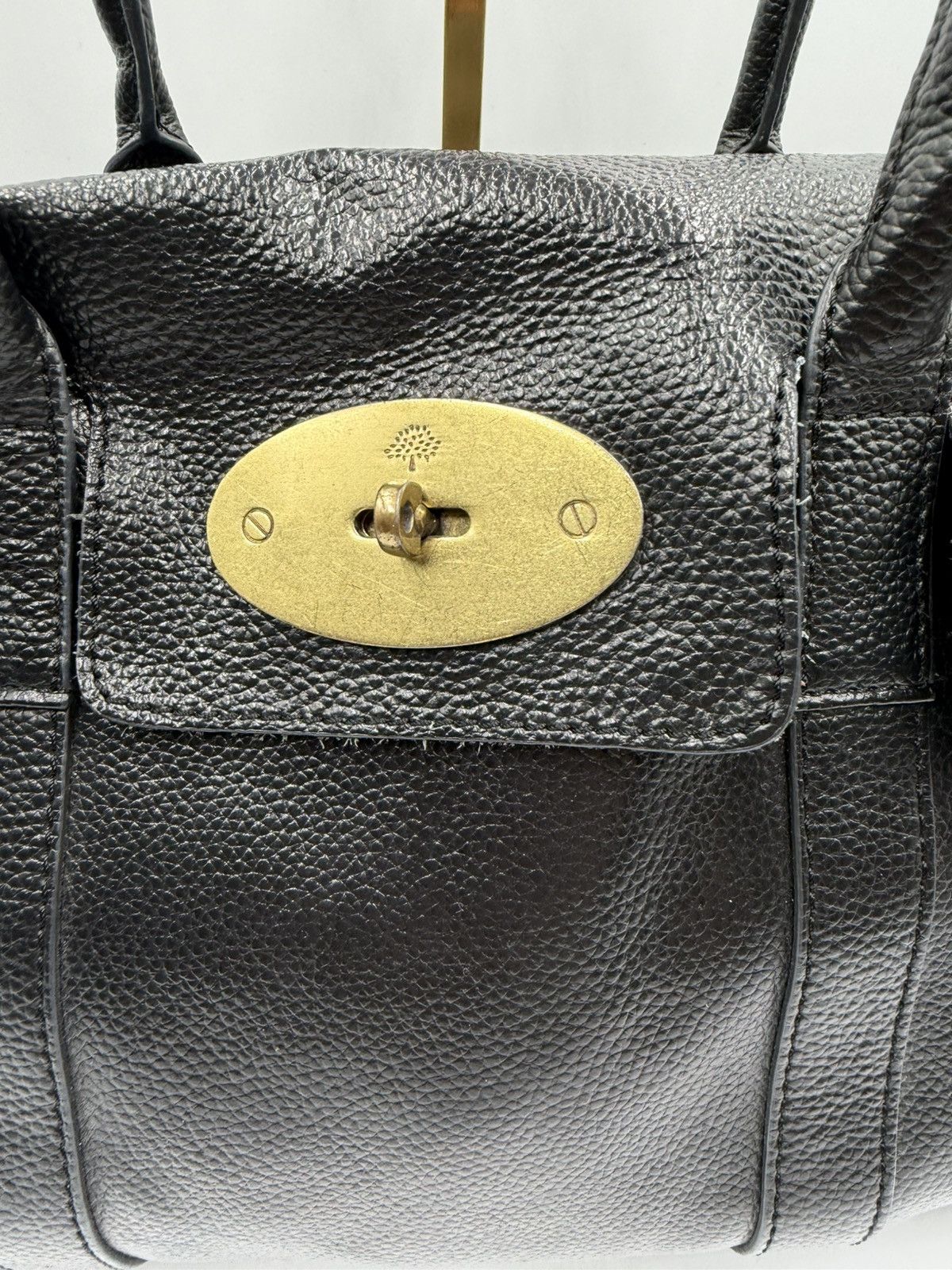 Mulberry Vintage Mulberry BlackLeather Bayswater Bag Made in England Size ONE SIZE - 4 Thumbnail