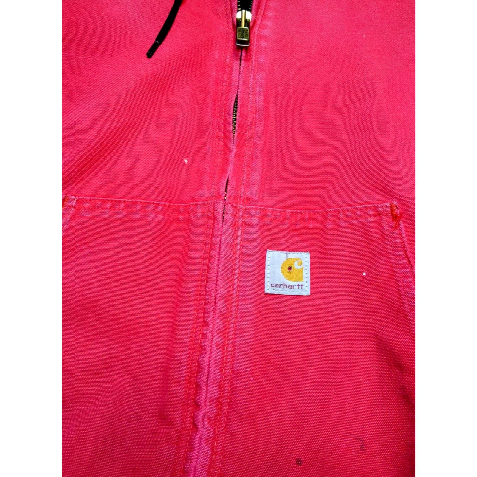 Carhartt VINTAGE Carhartt J140 RED Jacket Mens 3XL Hooded Workwear Union USA Coat Thrash 90s Size US XXL / EU 58 / 5 - 5 Thumbnail